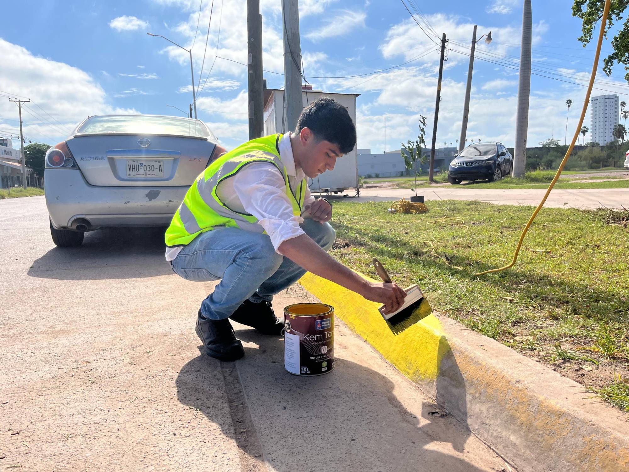 $!Ángel recupera los espacios públicos en Ahome con su Proyecto Esmeralda