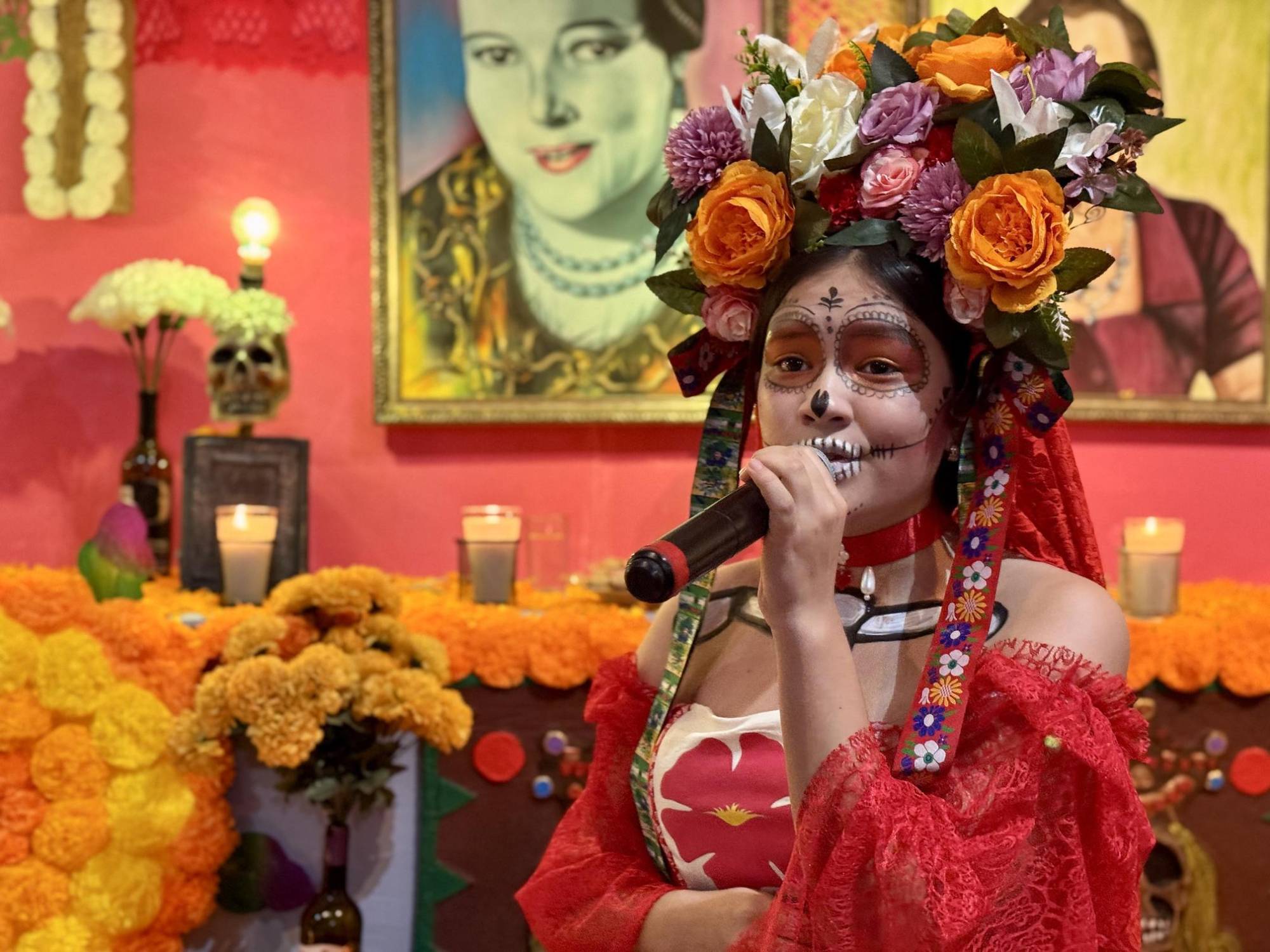 $!El grupo teatral MonoloUAS tuvo una destacada participación.