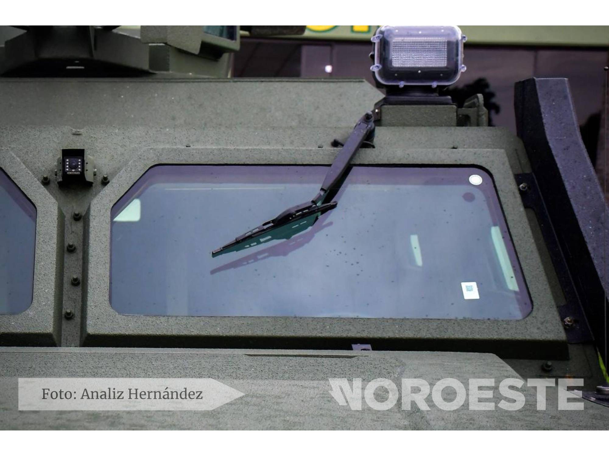 $!Ocelotl, el vehículo militar que recorre Culiacán