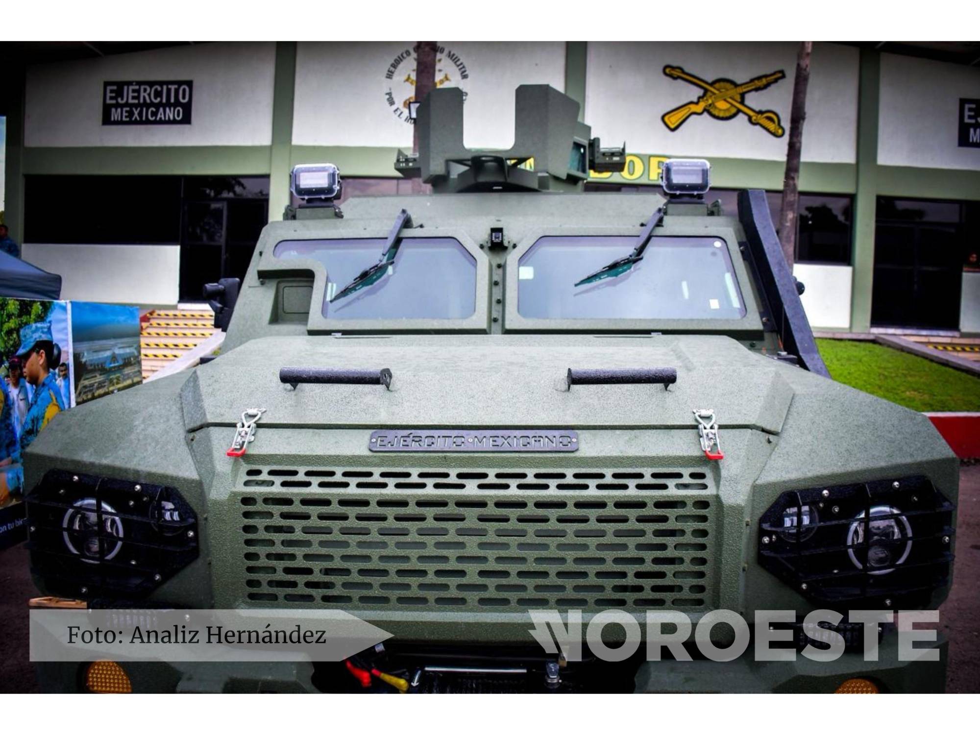 $!Ocelotl, el vehículo militar que recorre Culiacán
