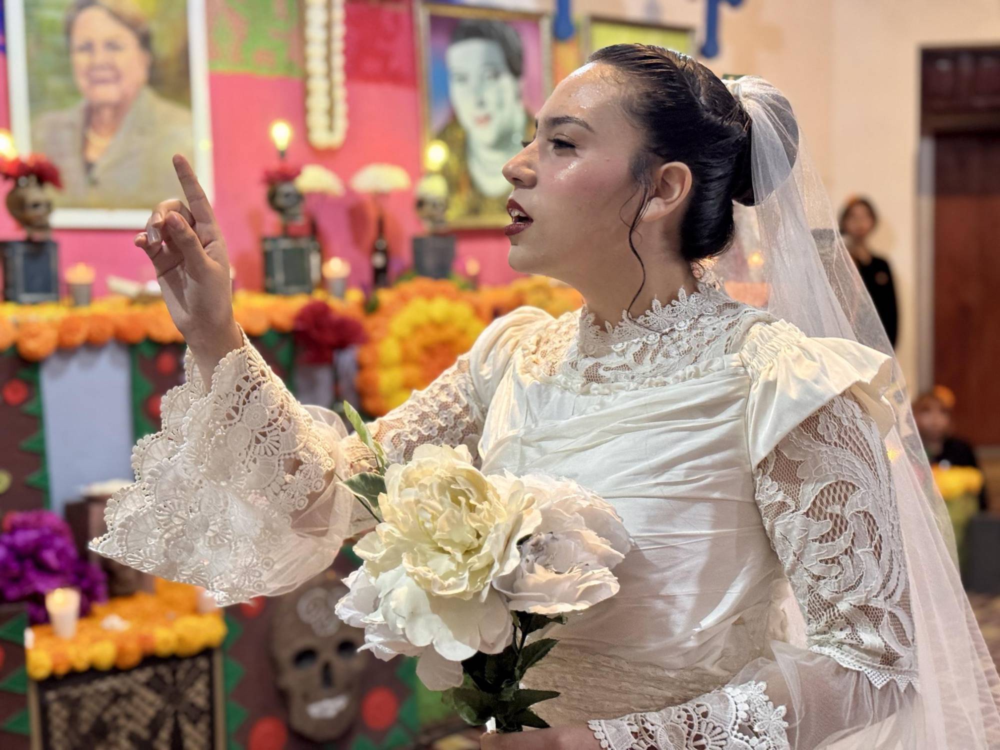 $!Como parte del programa se llevó a cabo Lectura en Atril “Una visita inesperadamente esperada”.