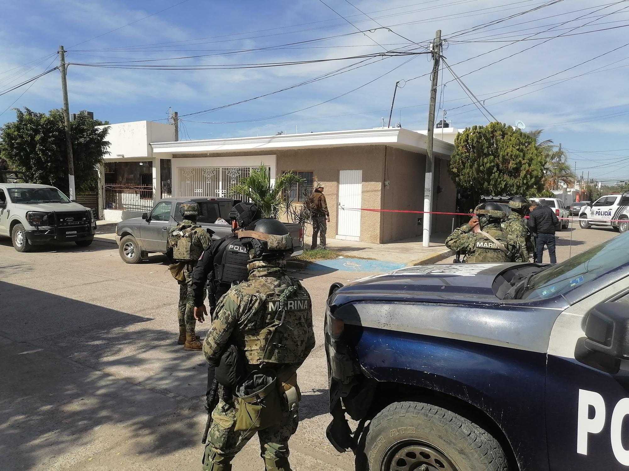 $!Hombres armados disparan contra fachada de una casa en la colonia Francisco Villa, en Mazatlán