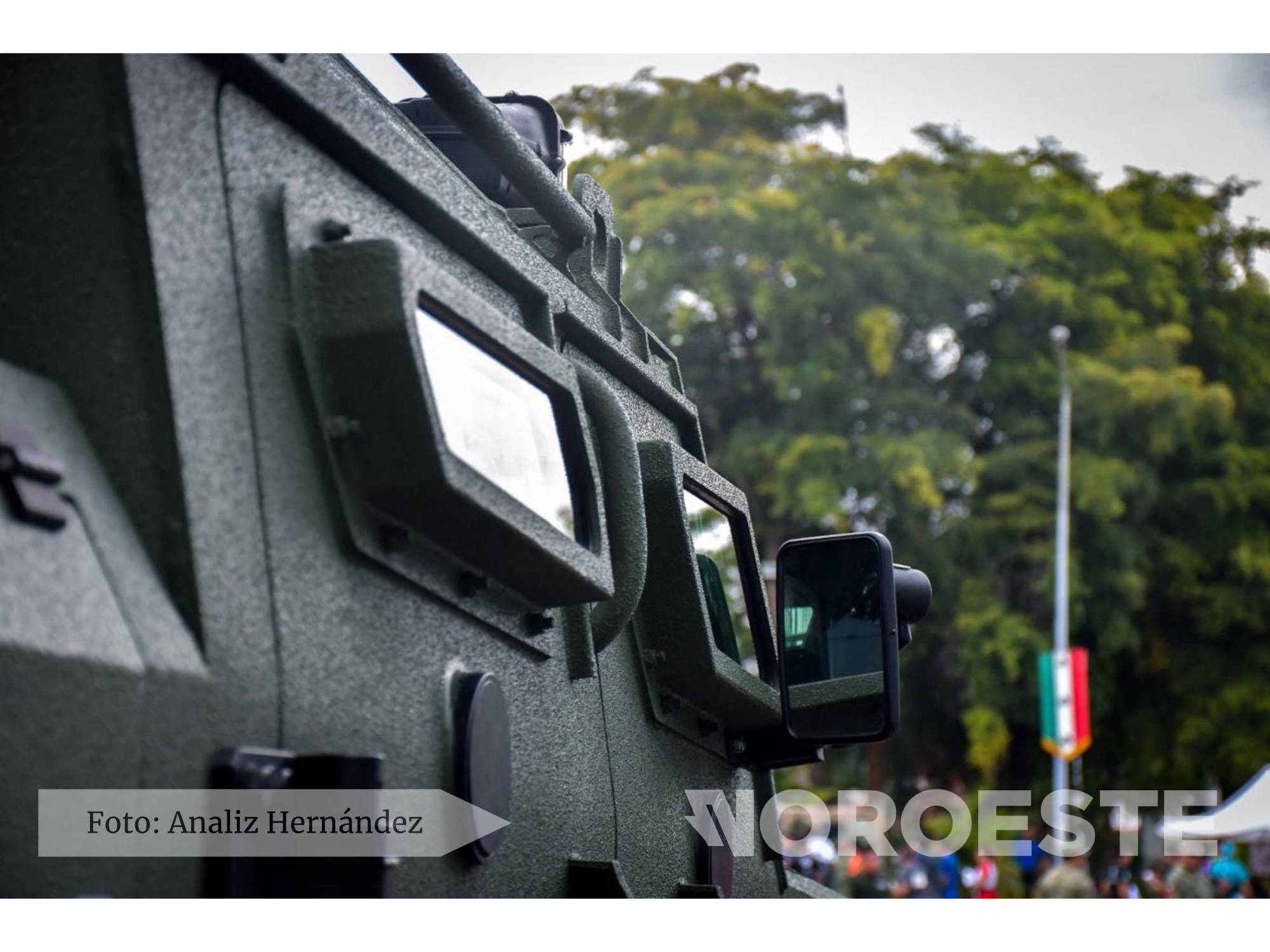 $!Ocelotl, el vehículo militar que recorre Culiacán