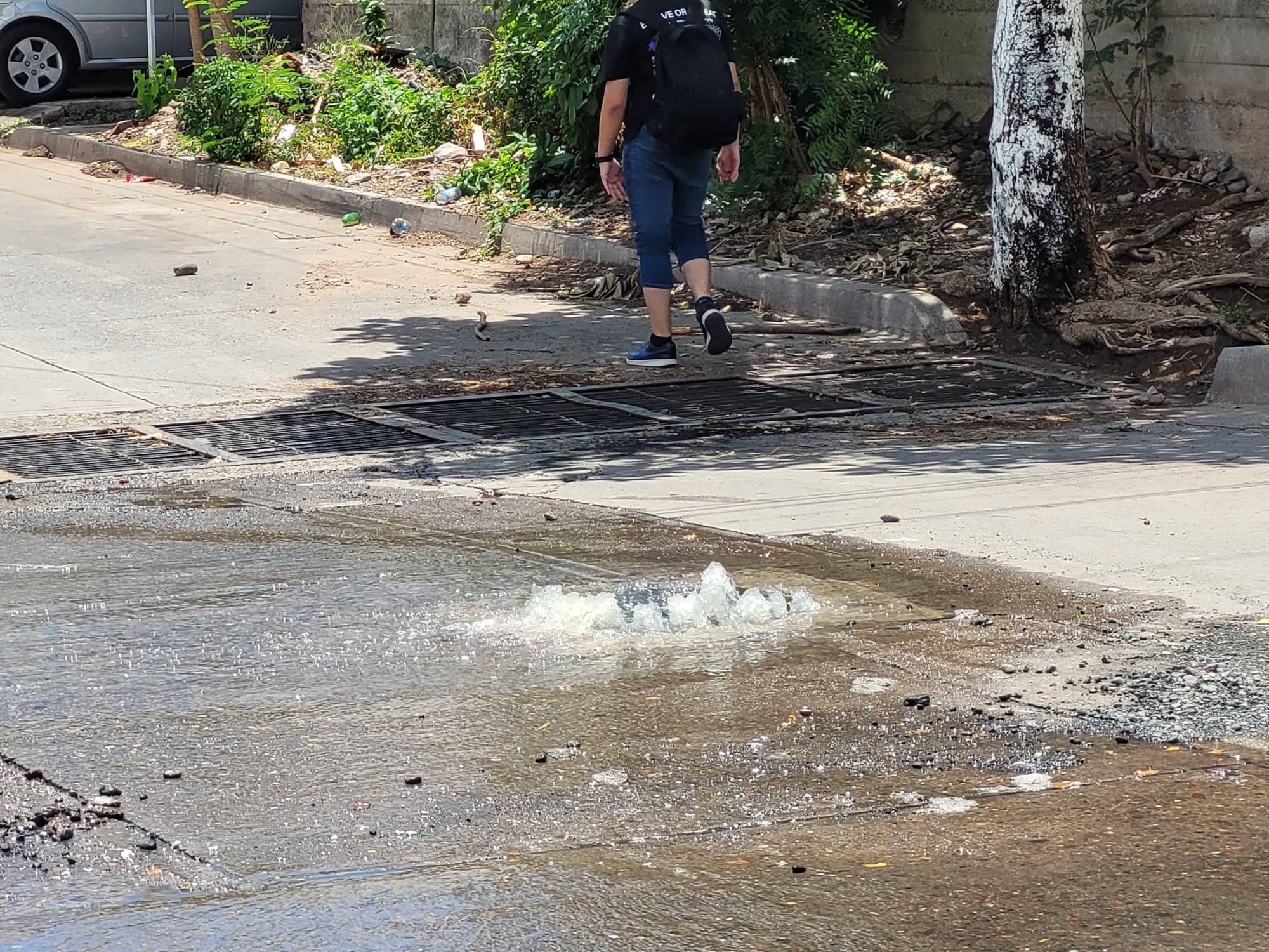 $!Hace tres días hay fuga de aguas negras en la colonia Rosales; Japac no ha atendido el reporte