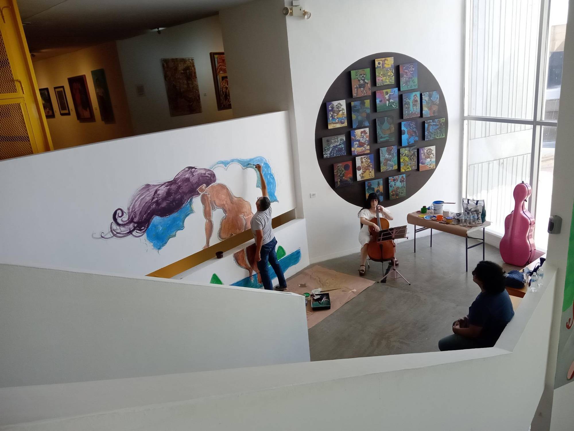 $!Público fue testigo del proceso de creación.