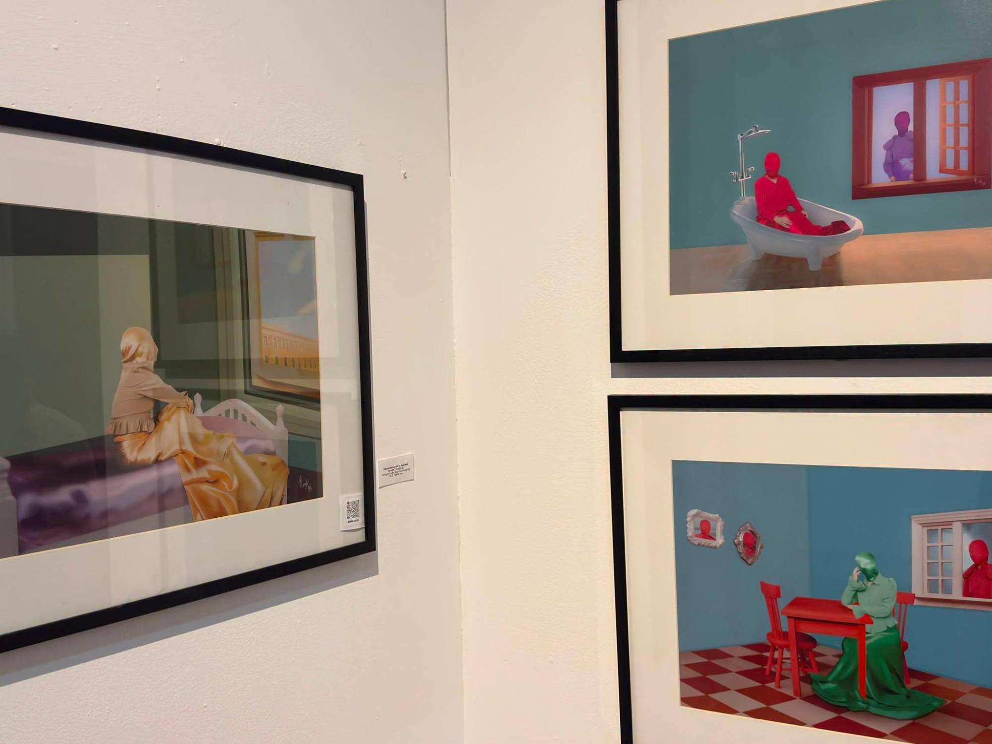$!La exposición reúne alrededor de 75 obras con técnicas como óleo, acrílico, grabado y técnicas mixtas.