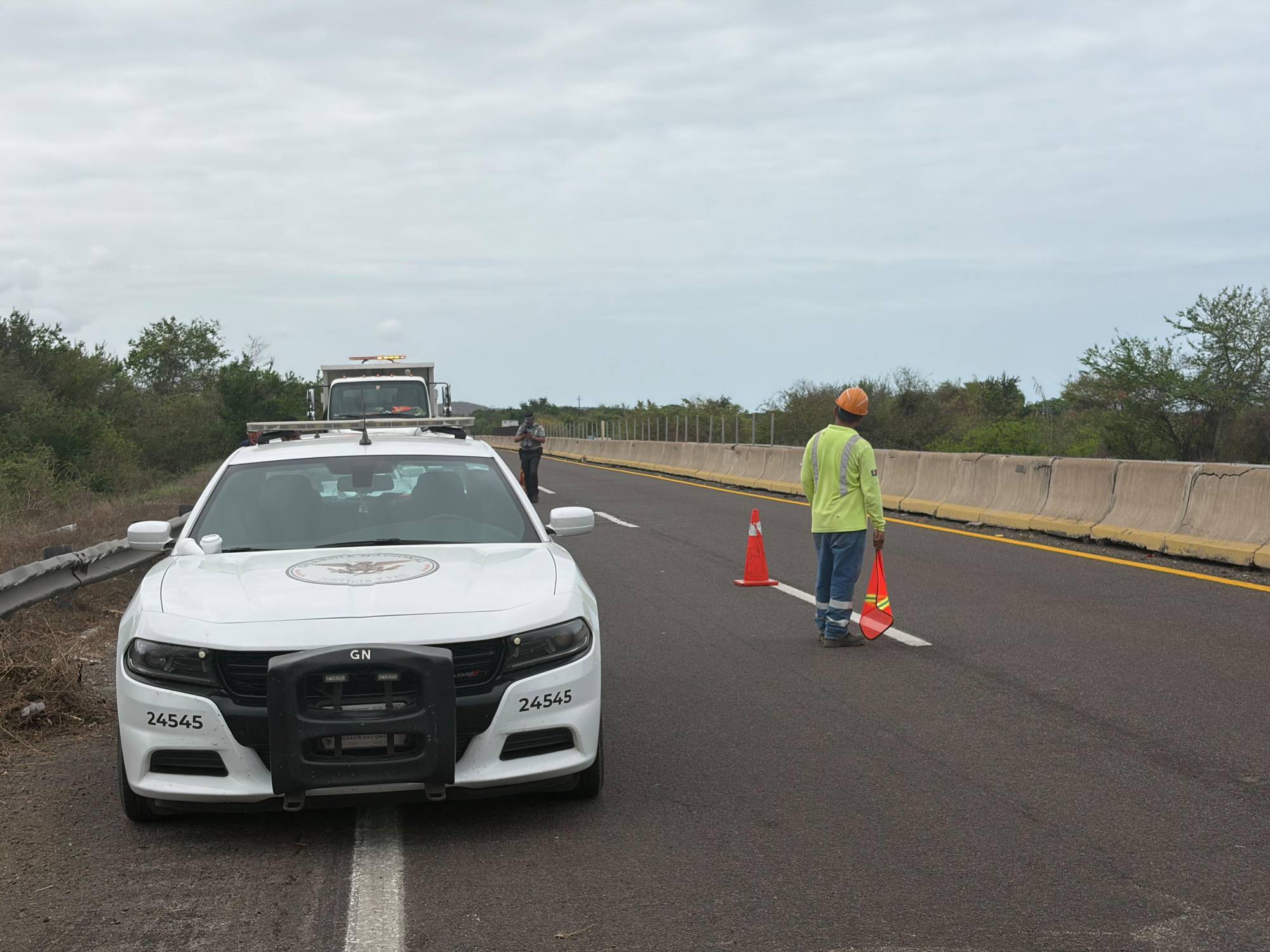$!Rapiña tras accidente: saquean toneladas de carne de tráiler en la Mazatlán-Culiacán