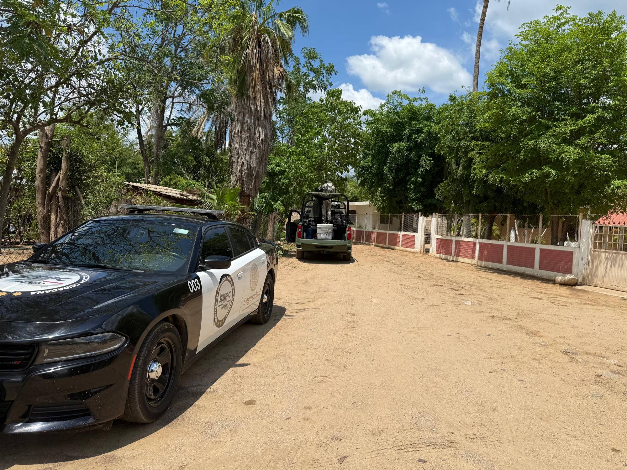 $!Enfrentamiento armado en El Pozo, Imala tras reporte de personas asesinadas