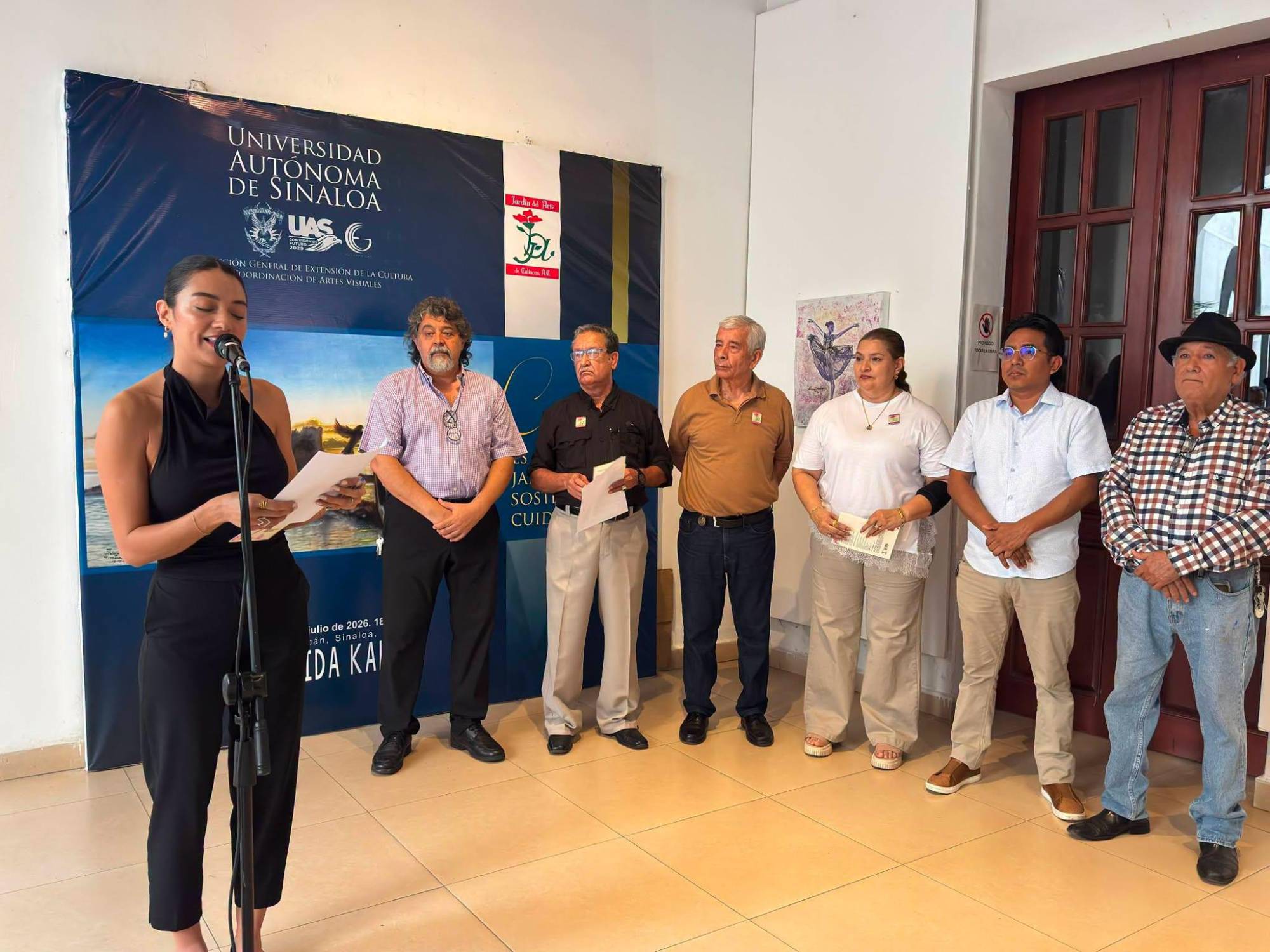 $!Autoridades durante la inauguración de la exposición.