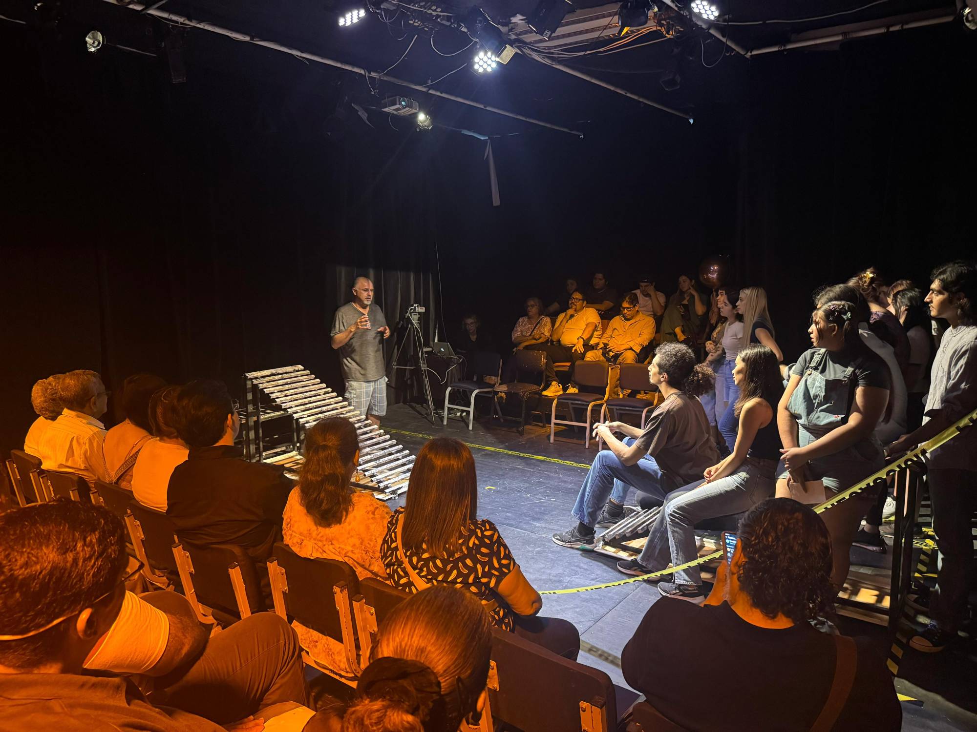 $!En el montaje participan 13 jóvenes quienes se encargaron del trabajo de producción y todo lo que conlleva la presentación.