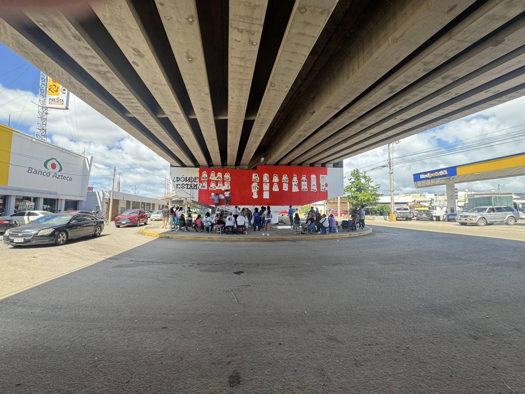 $!Plasman el mural ‘Hasta encontrarles’, una expresión de memoria y resistencia por los desaparecidos de Mazatlán