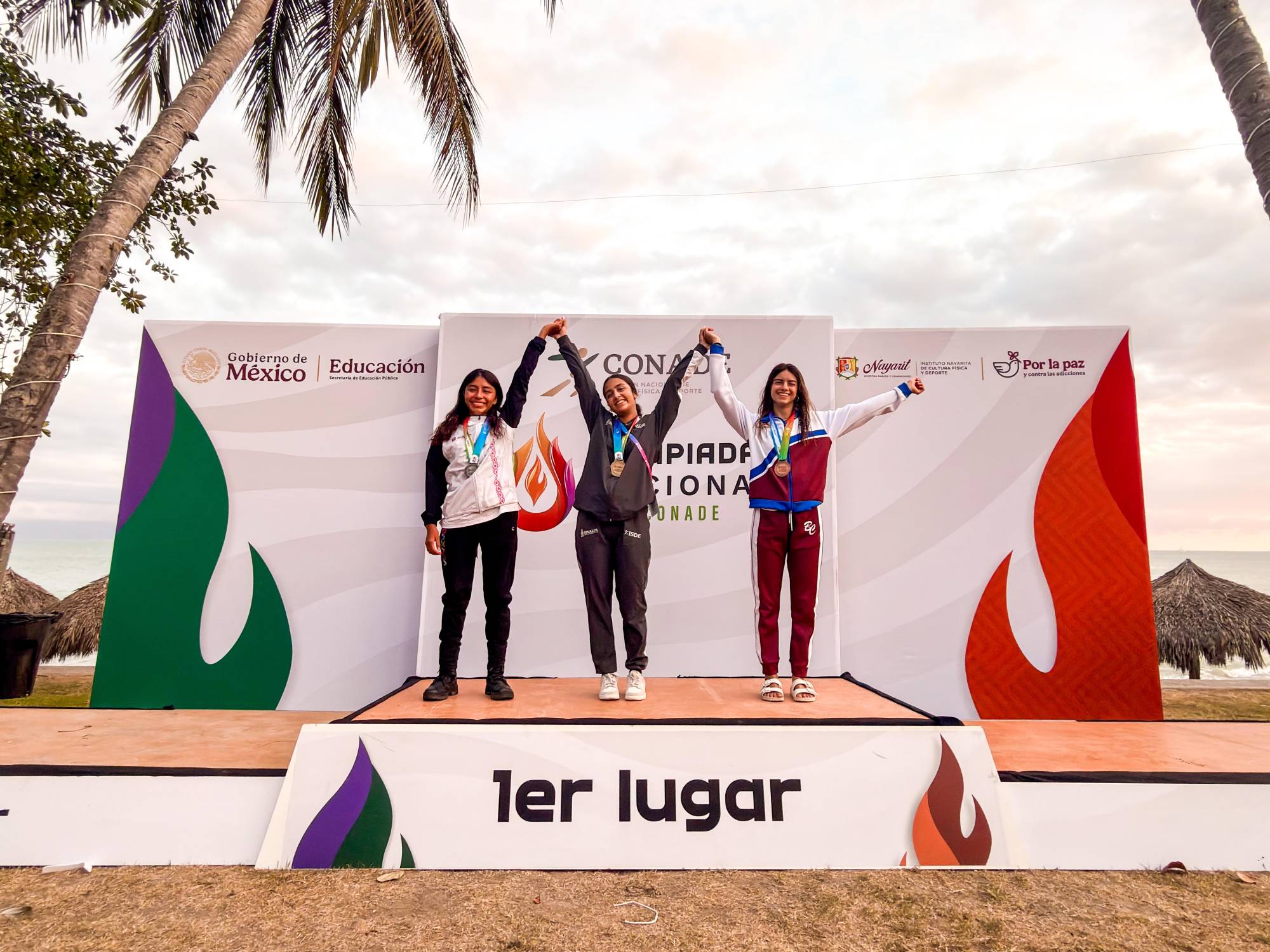 $!Sinaloa arranca con oro y plata en surfing de los Nacionales Conade 2026