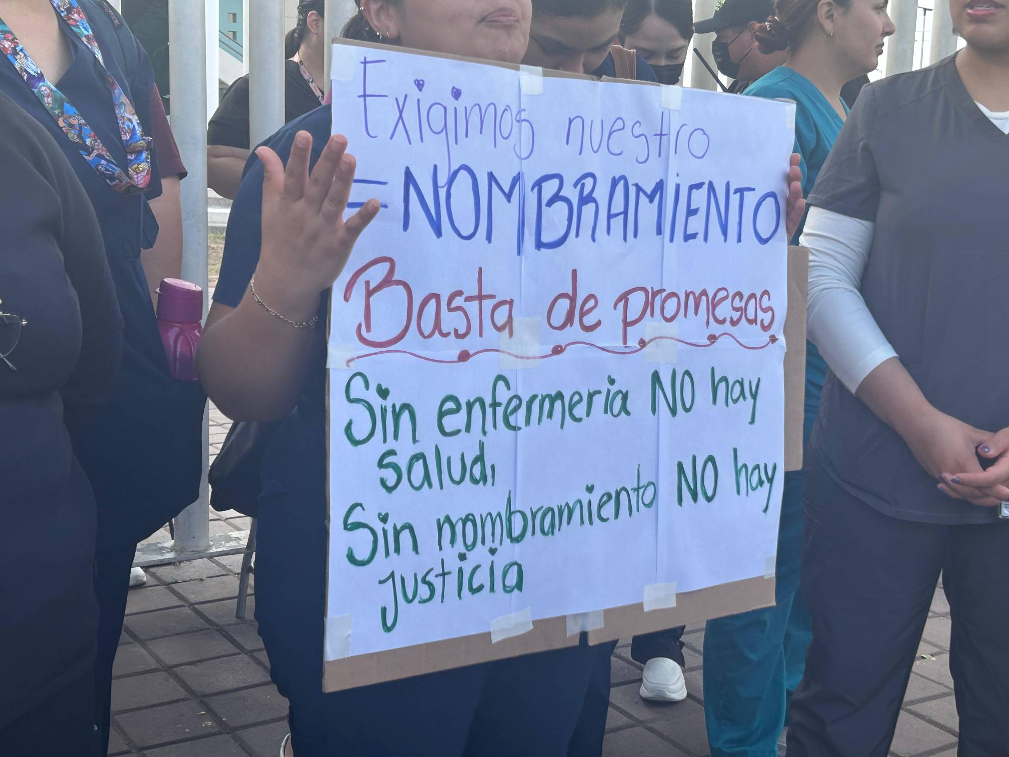 $!Personal de enfermería de IMSS Bienestar se manifiesta en Sinaloa