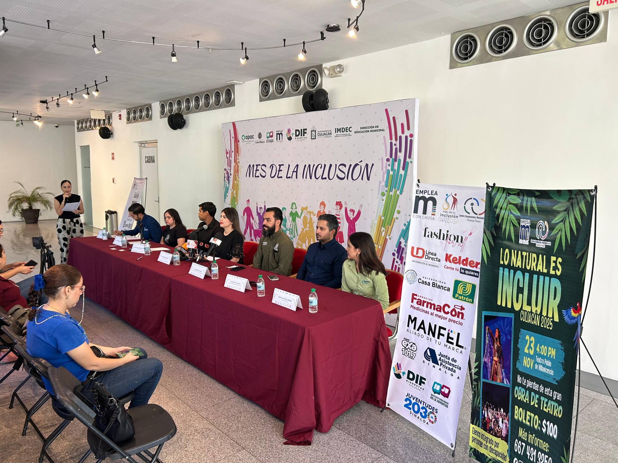 $!Presentan en Culiacán actividades para el Mes de la Inclusión 2025