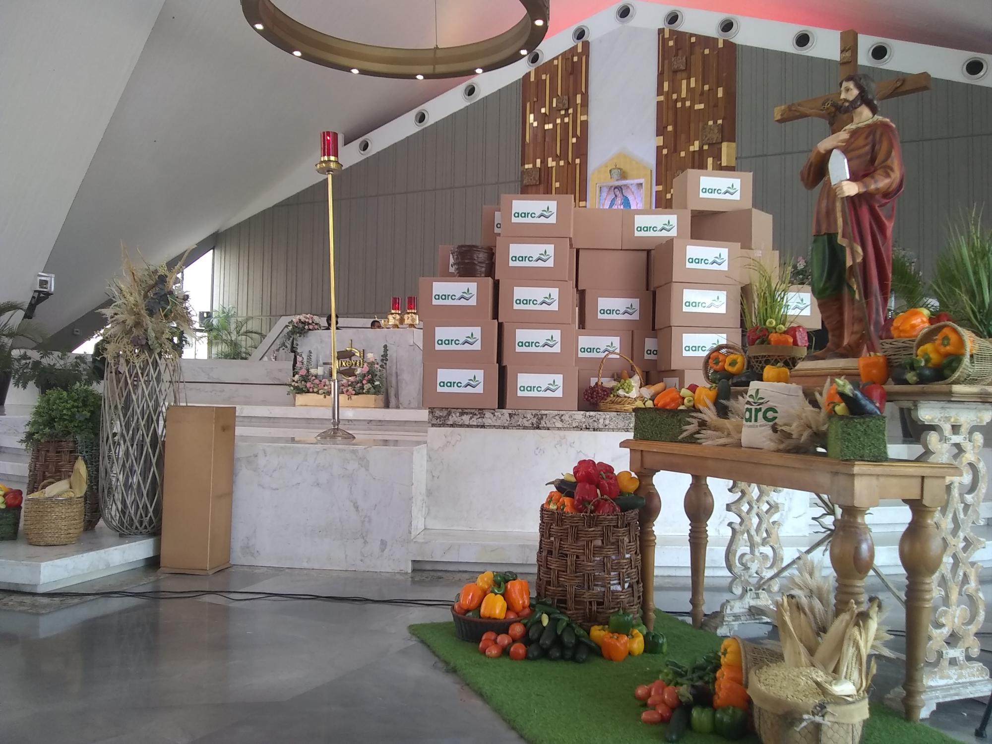 $!Celebra la AARC el Día del Agricultor con tradicional misa en el templo de La Lomita, en Culiacán