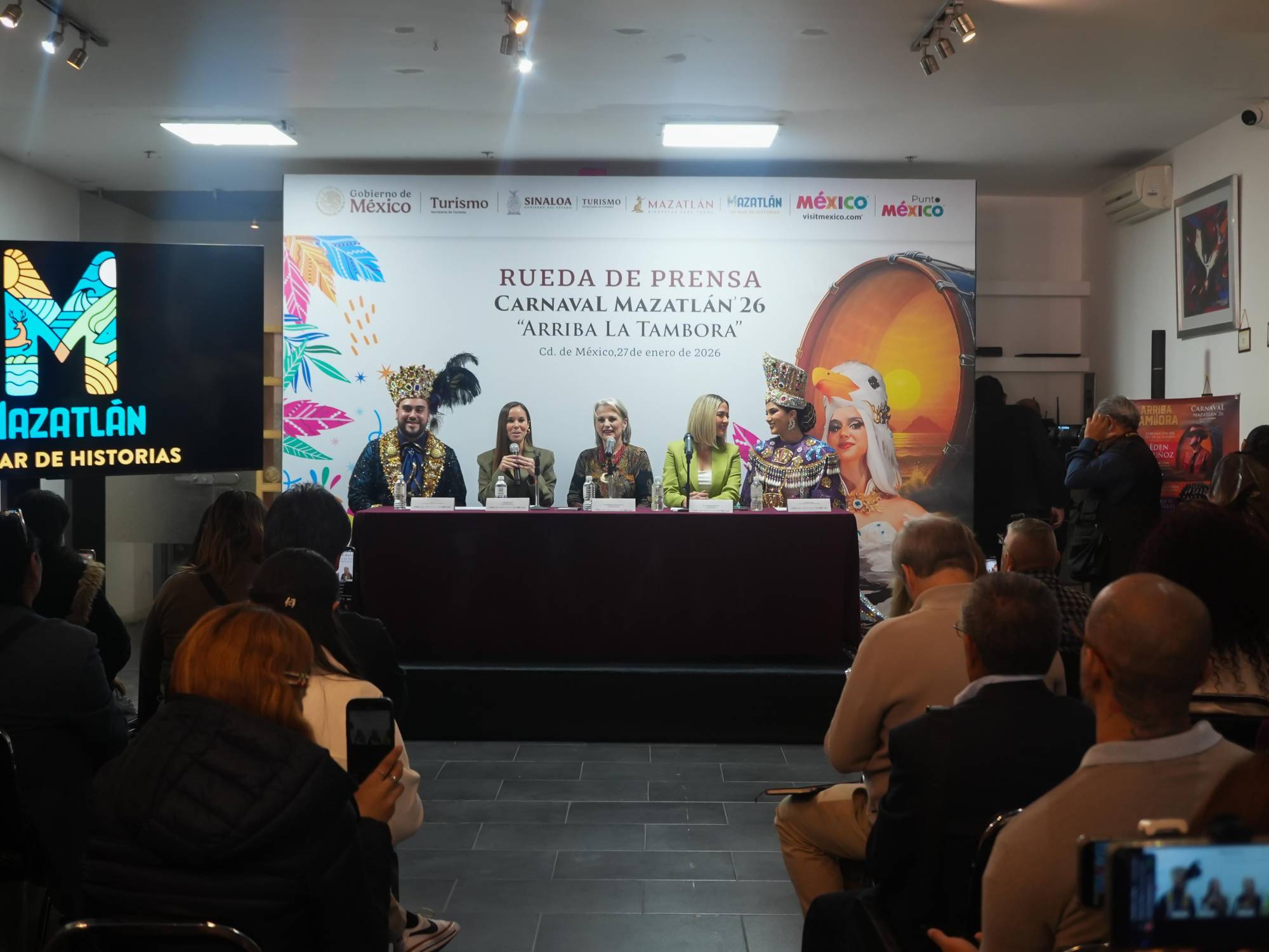 $!Promocionan en la CDMX el Carnaval de Mazatlán