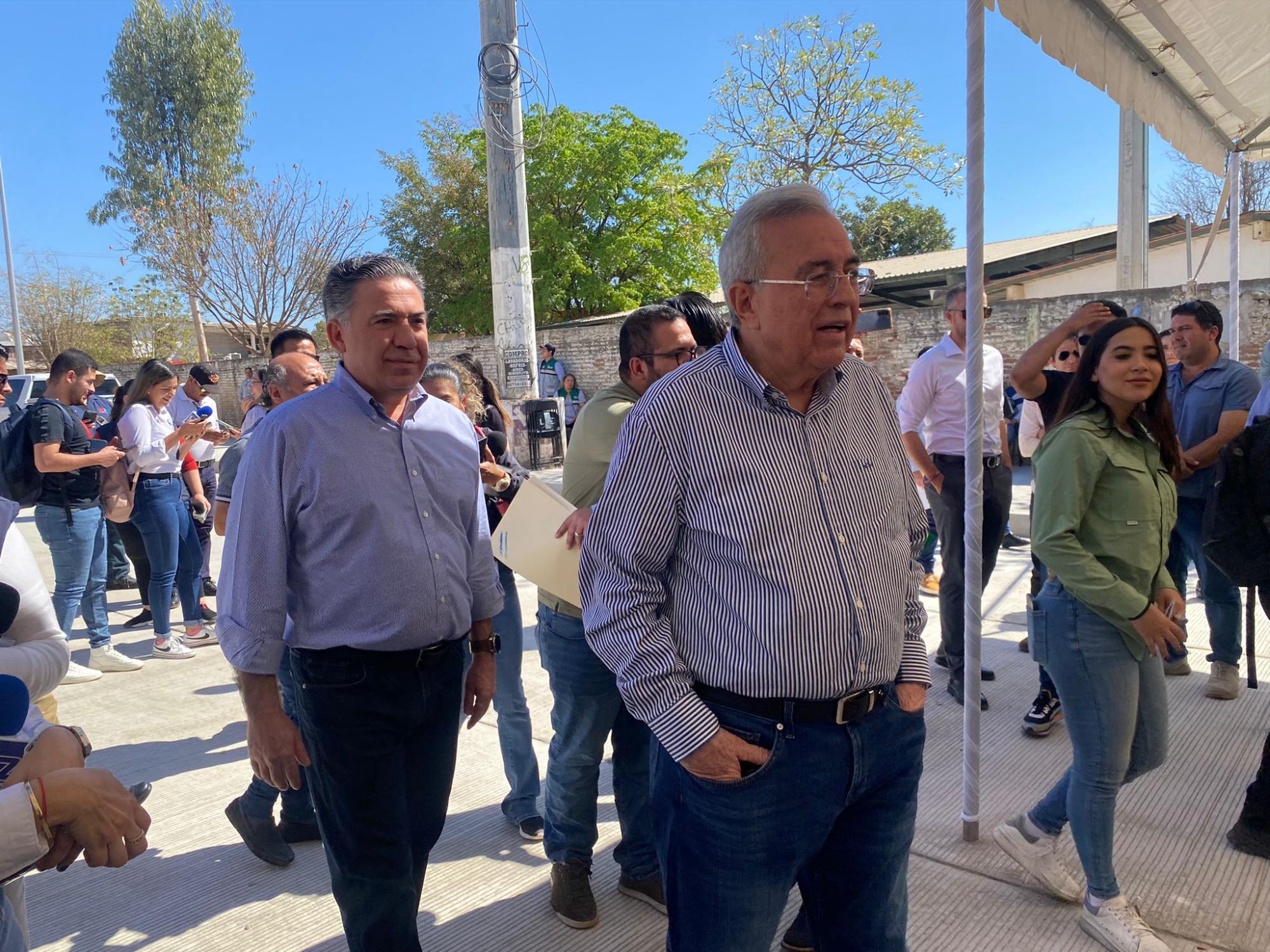$!Rocha Moya inaugura pavimentación de avenida Antonio Nakayama