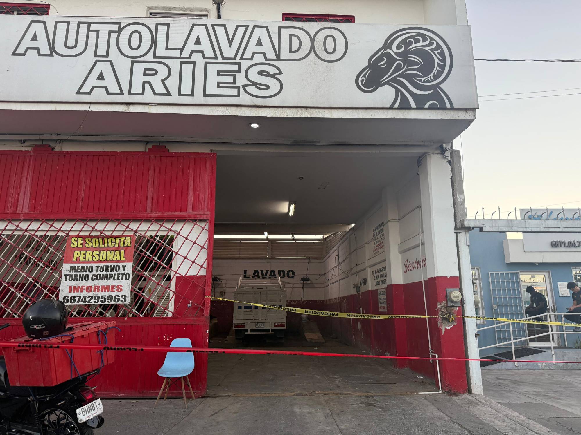 $!Muere hombre tras ataque en autolavado de Villa Colonial, en Culiacán