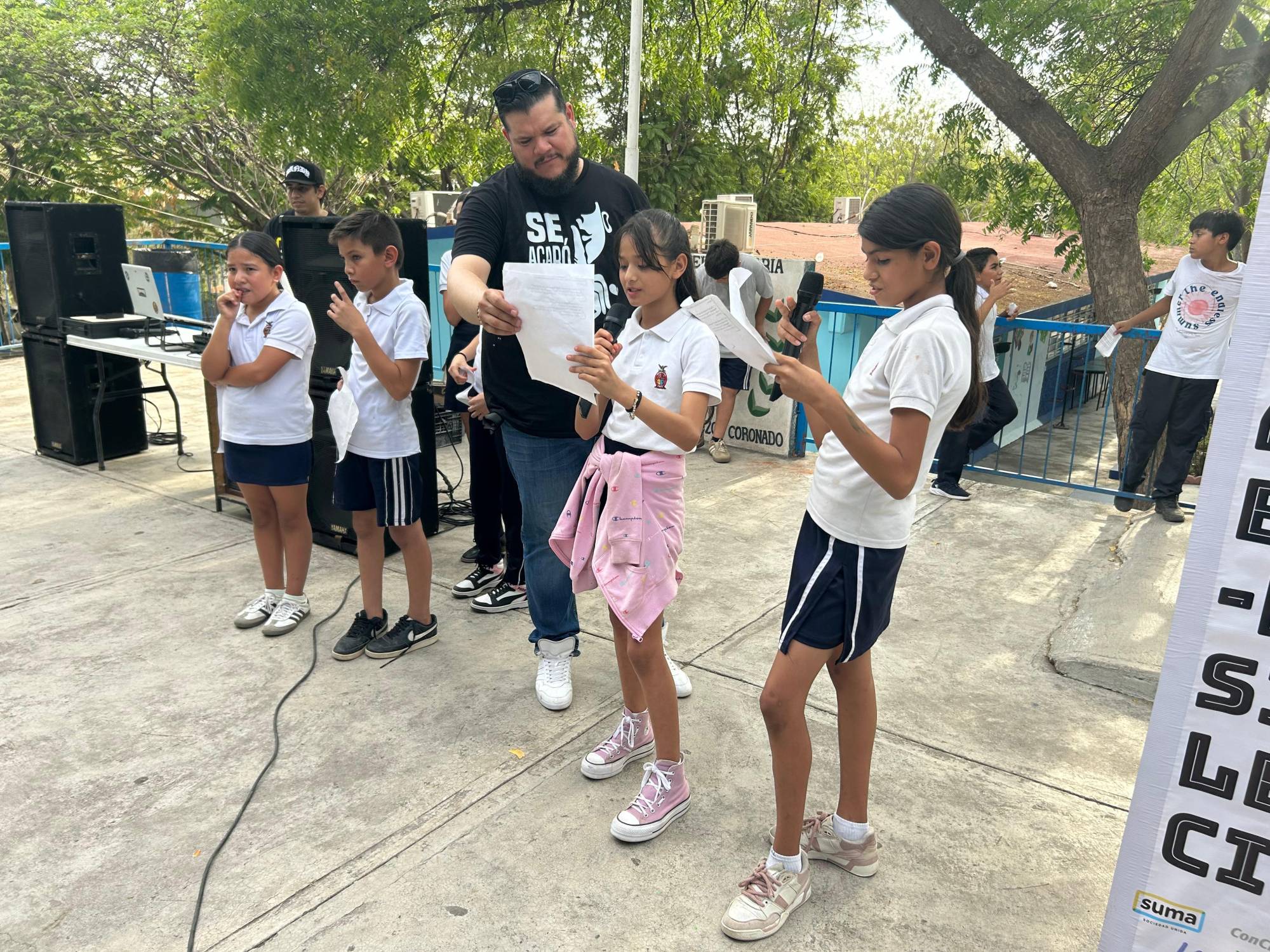 $!Estudiantes de primaria fomentan la paz al ritmo de hip-hop, en Culiacán