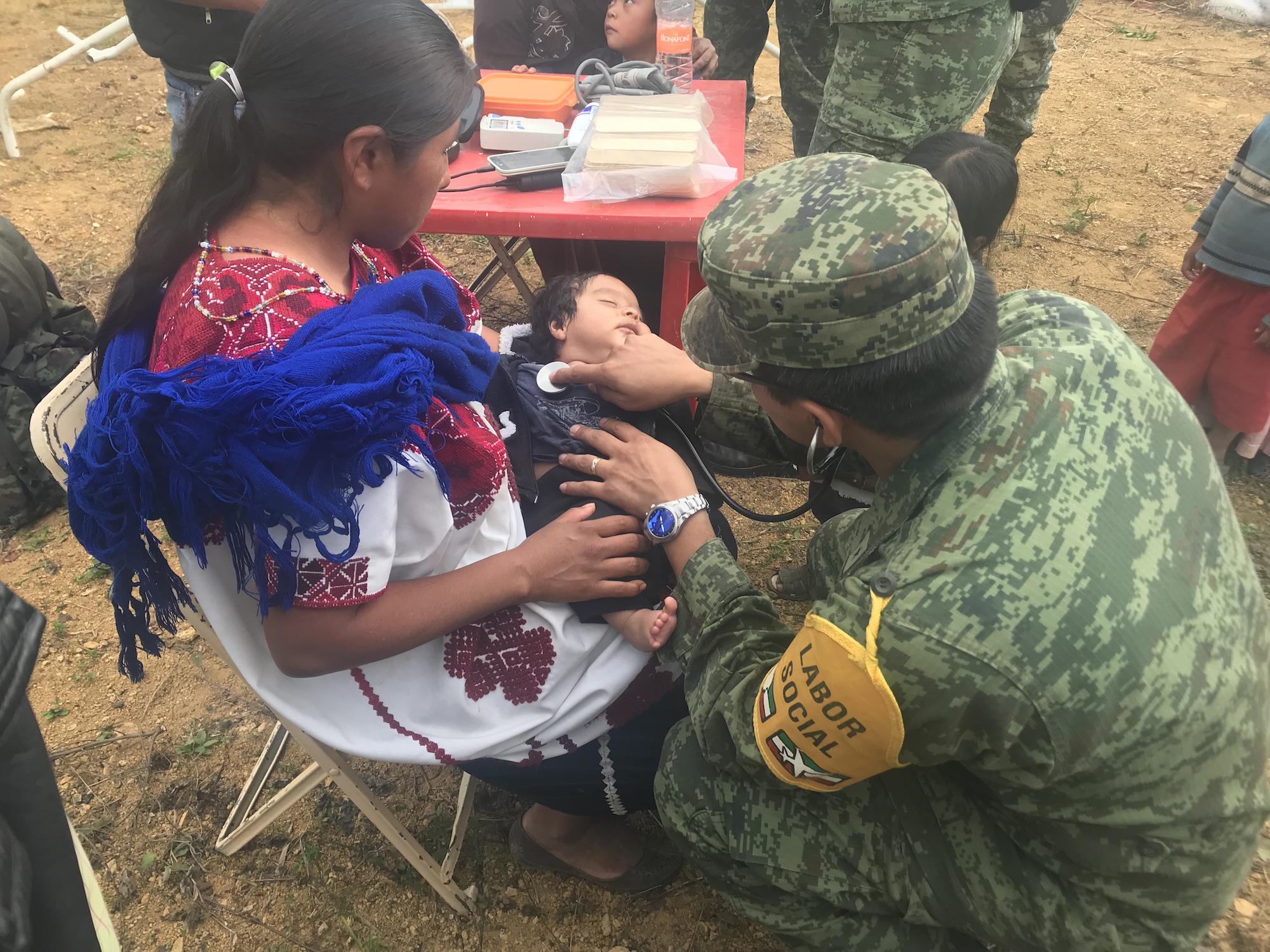 $!Desplazados por motivos de conflictos limítrofes entre los municipios Chenalhó y Chalchihuitán, en Chiapas, en noviembre de 2017.