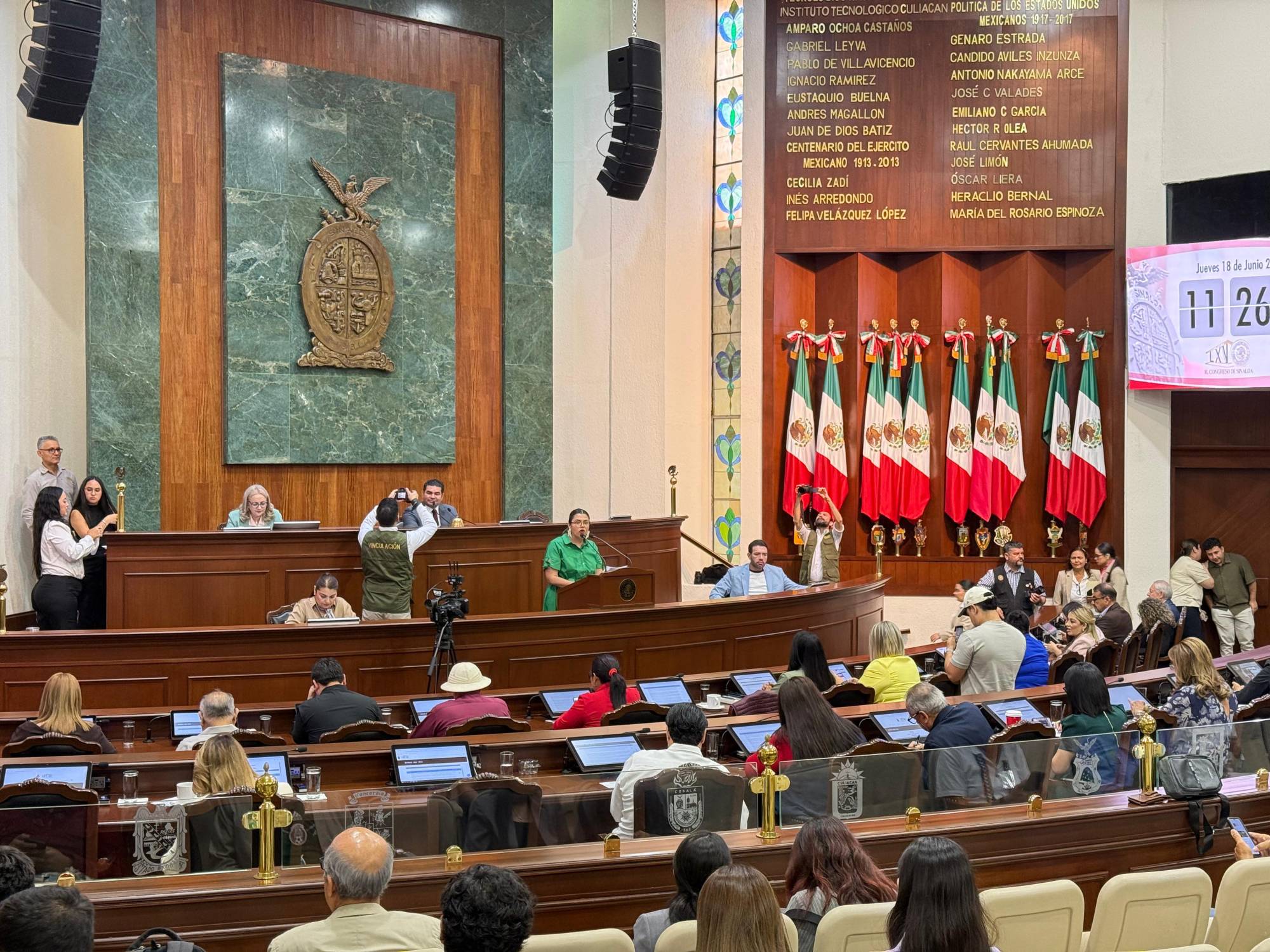 $!El Congreso del Estado aprobó por unanimidad la Ley de Filmaciones de Sinaloa.