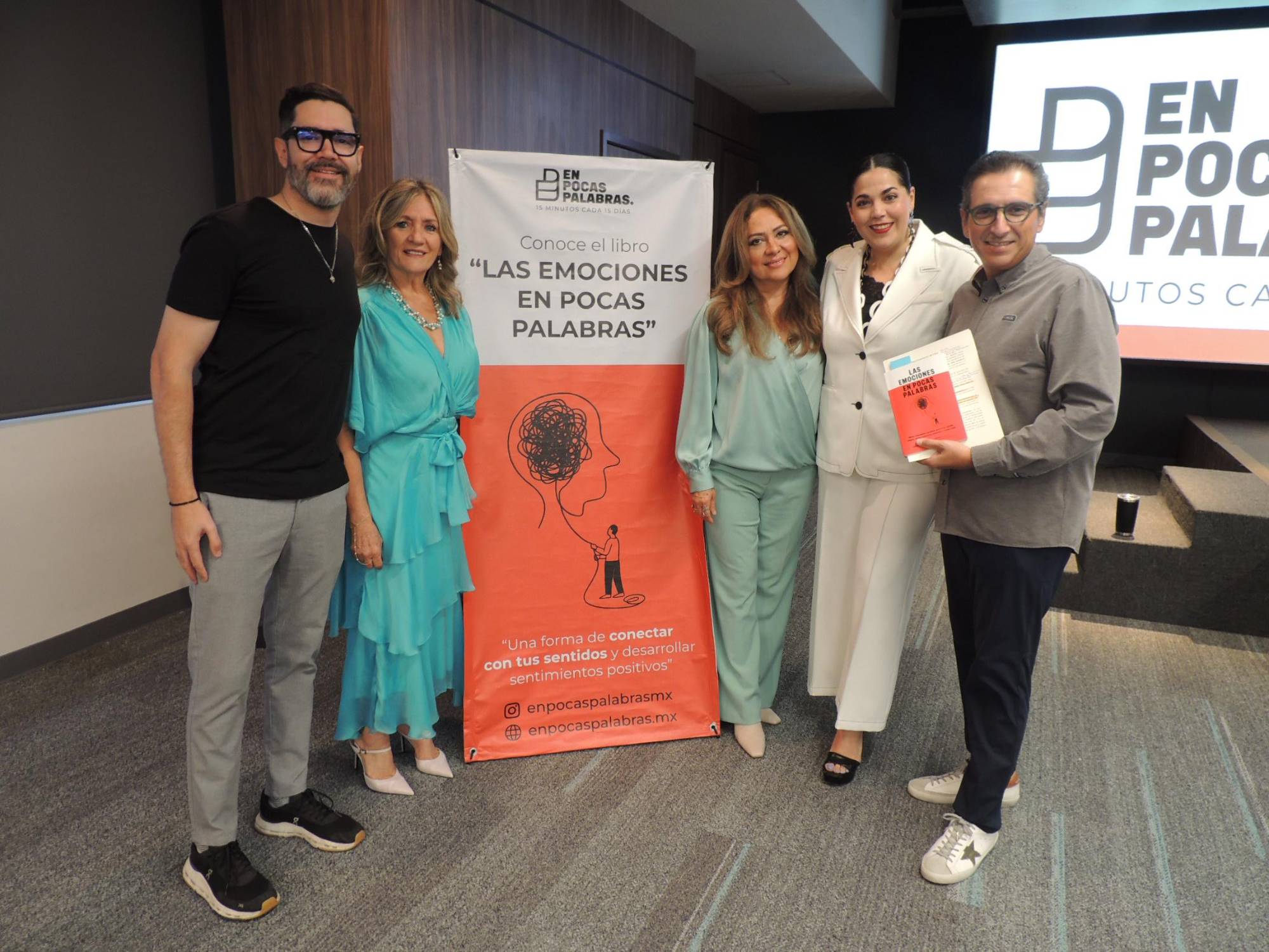 $!Adrián Espinoza, Norma Campos, Maritza López, Andrea Valenzuela y Mario Córdova.