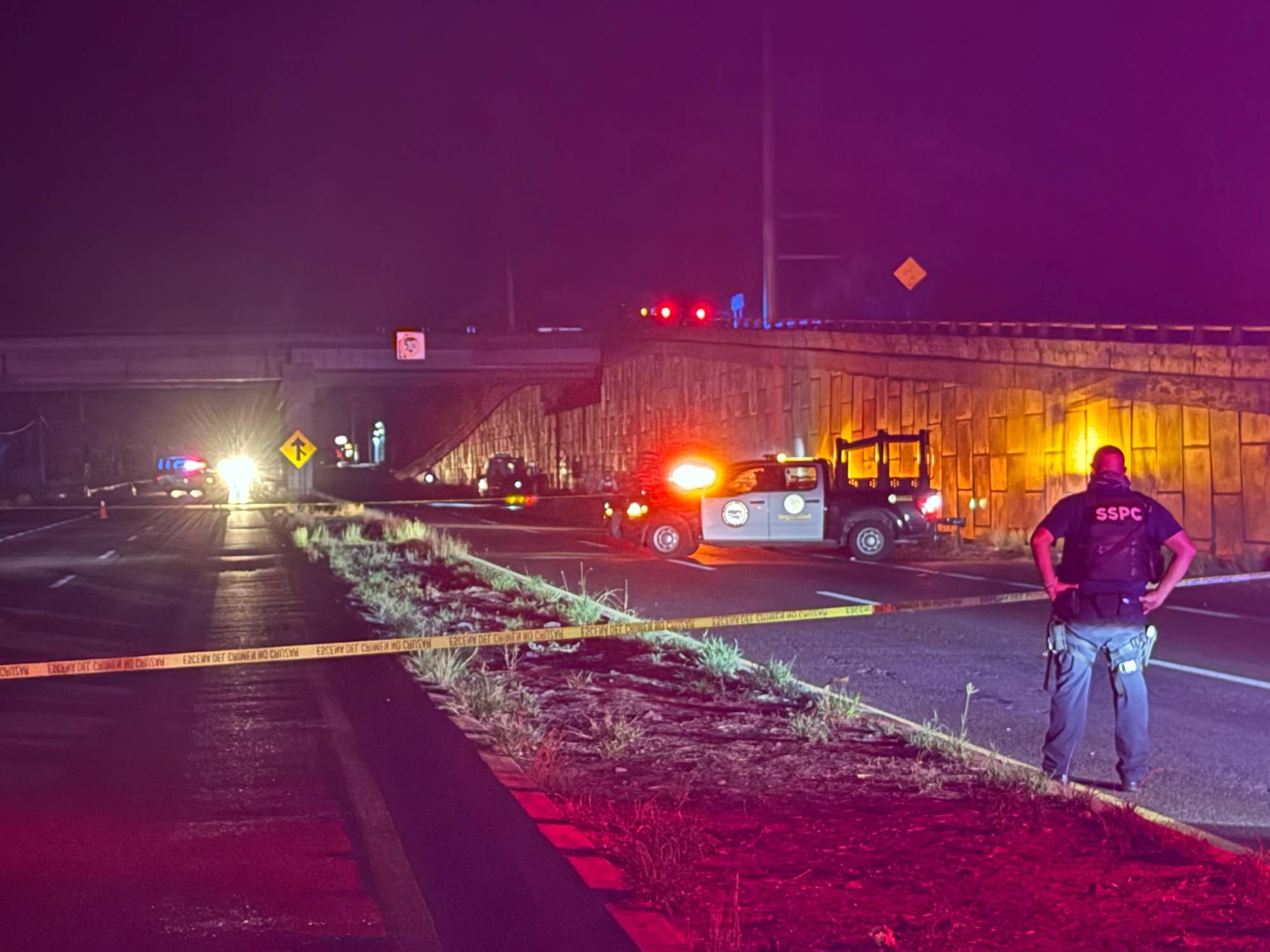 $!Dejan 4 cuerpos colgados en puente de El Seminario, a la salida norte de Culiacán