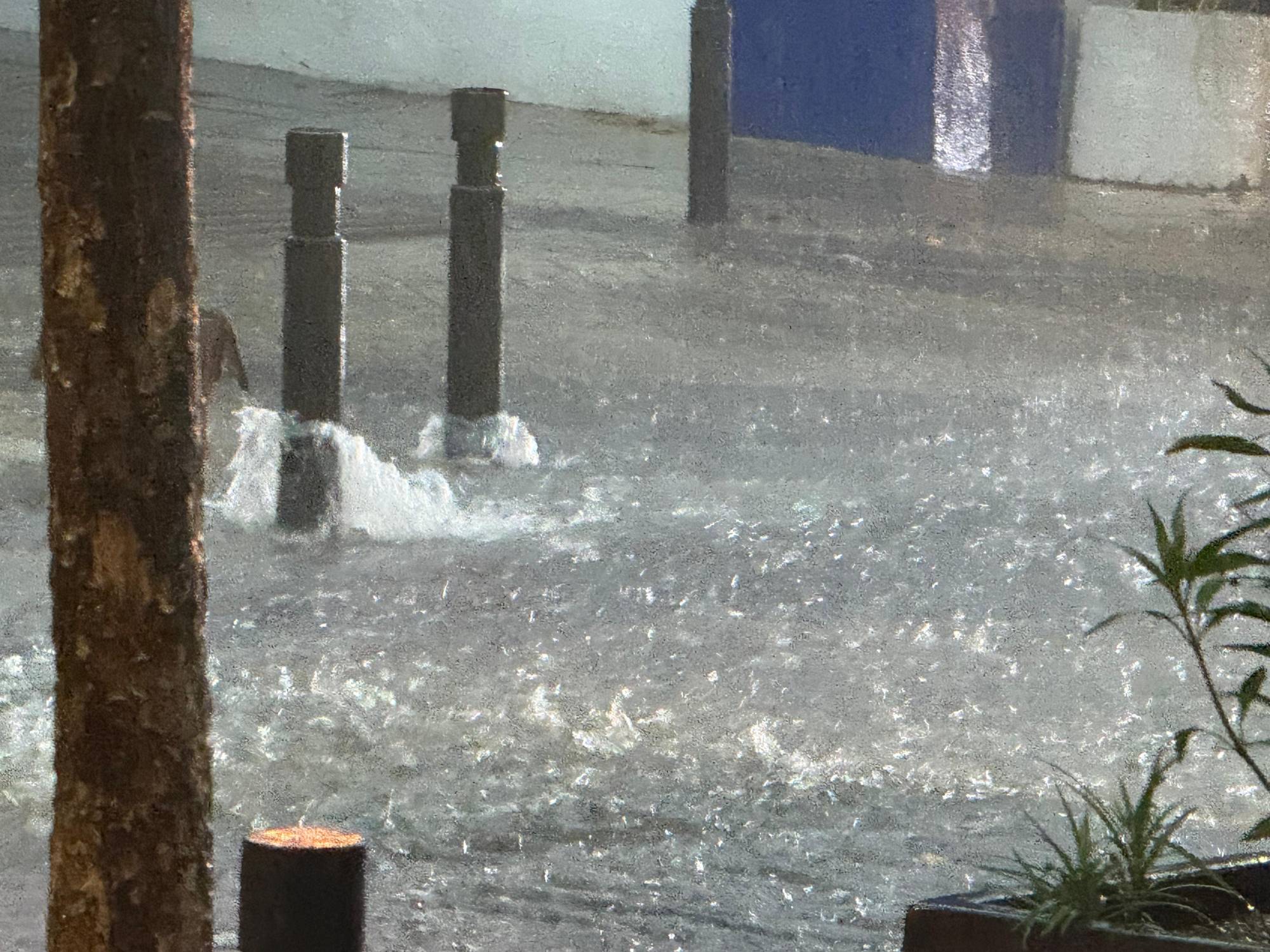 $!Fuerte lluvia se registra la tarde de este miércoles en Culiacán