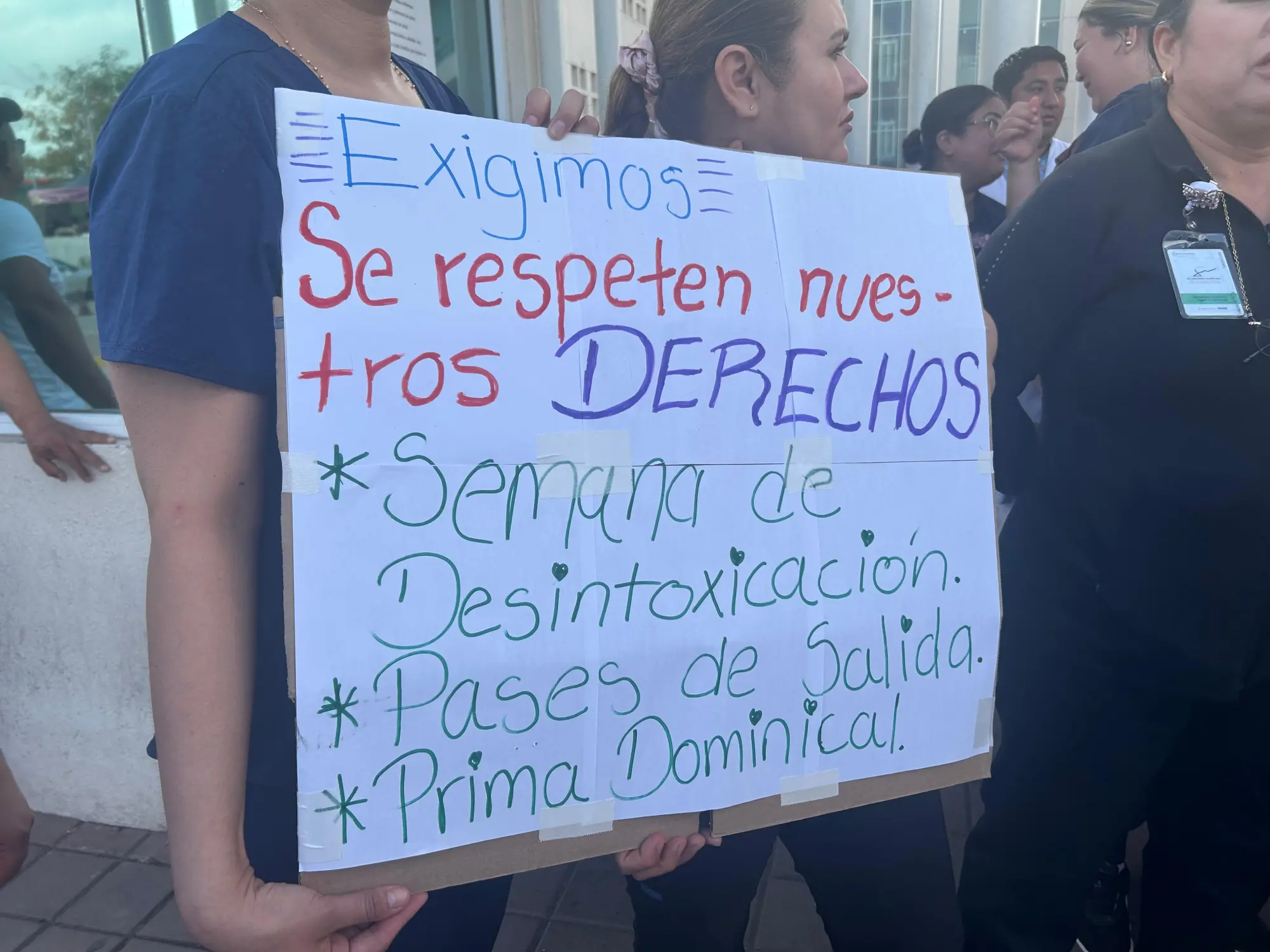 $!Personal de enfermería de IMSS Bienestar se manifiesta en Sinaloa