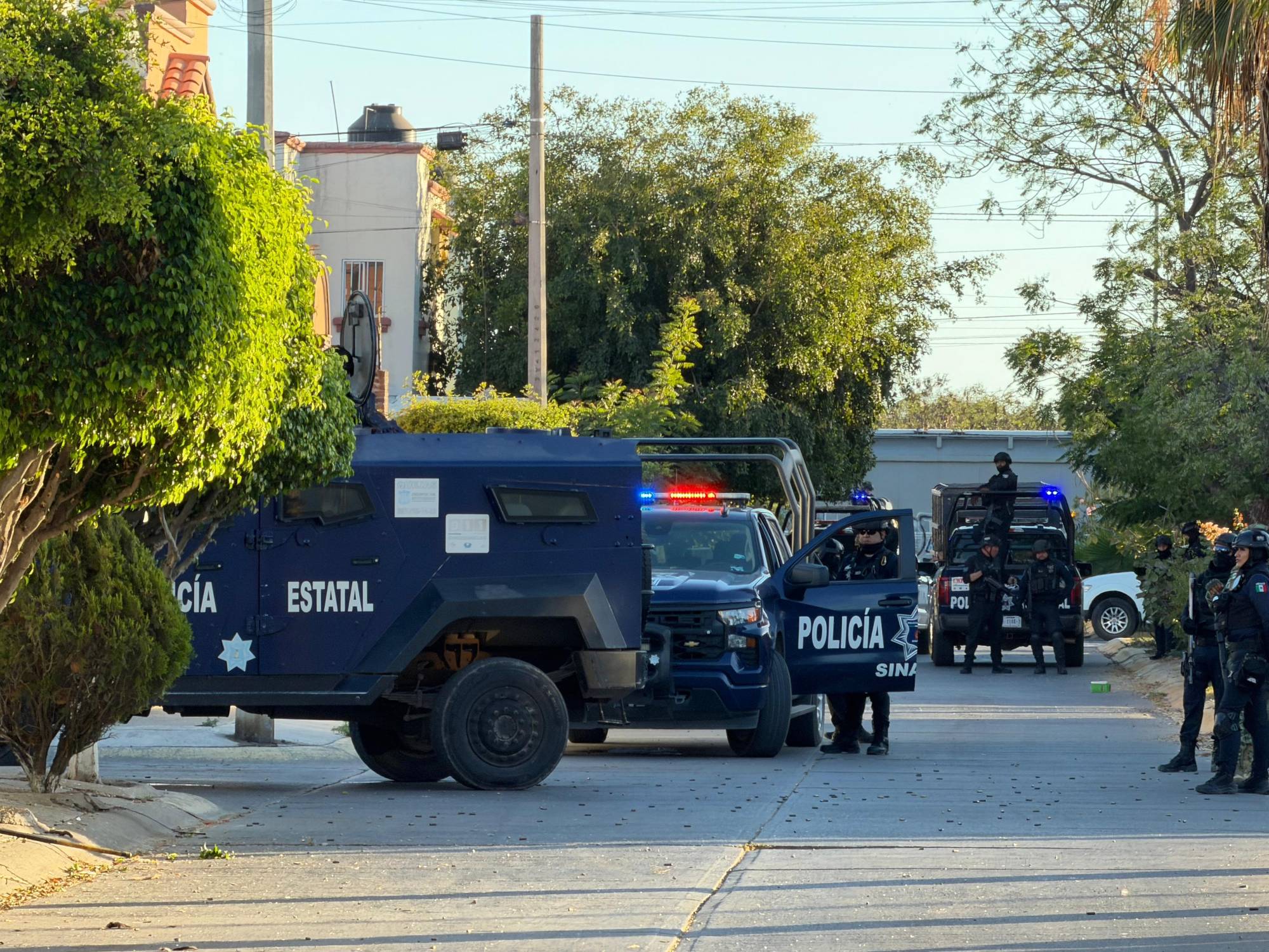 $!Disparan con armas largas casa en el fraccionamiento Villas del Rey en Mazatlán; no reportan lesionados