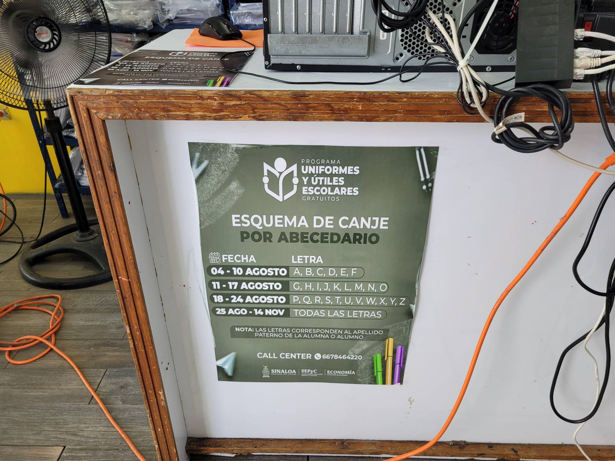 $!Canje de uniformes y útiles escolares en Culiacán con menos demanda que años anteriores