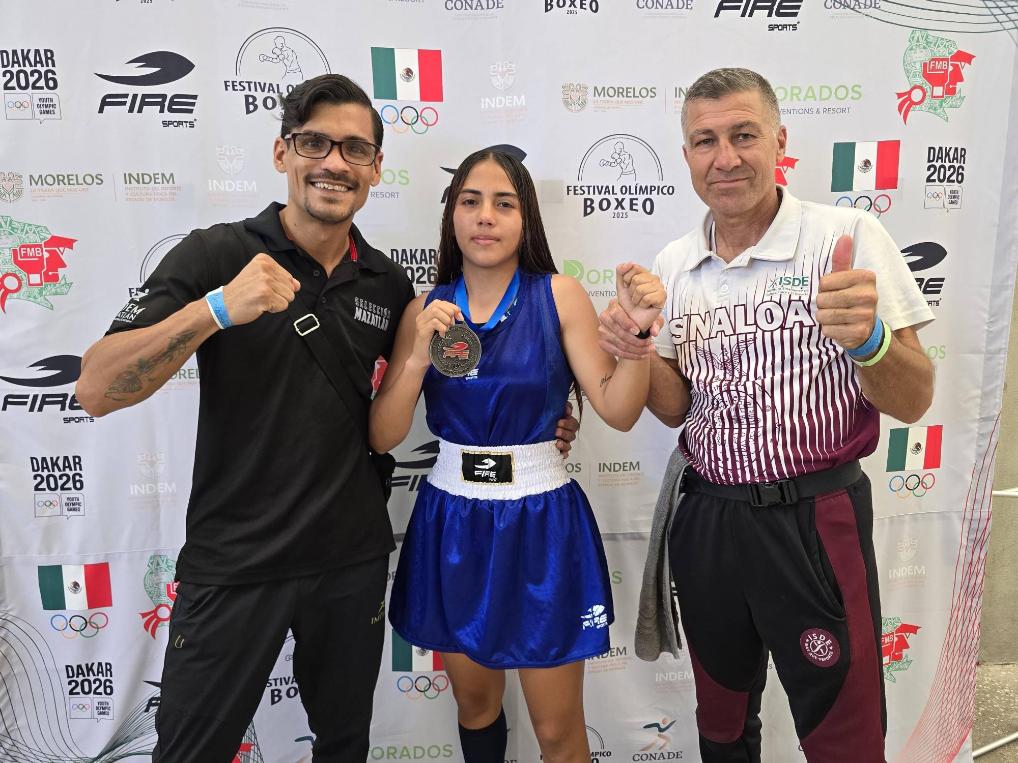$!Cosechan mazatlecos medallas de oro, plata y bronce en el Festival Olímpico de Boxeo