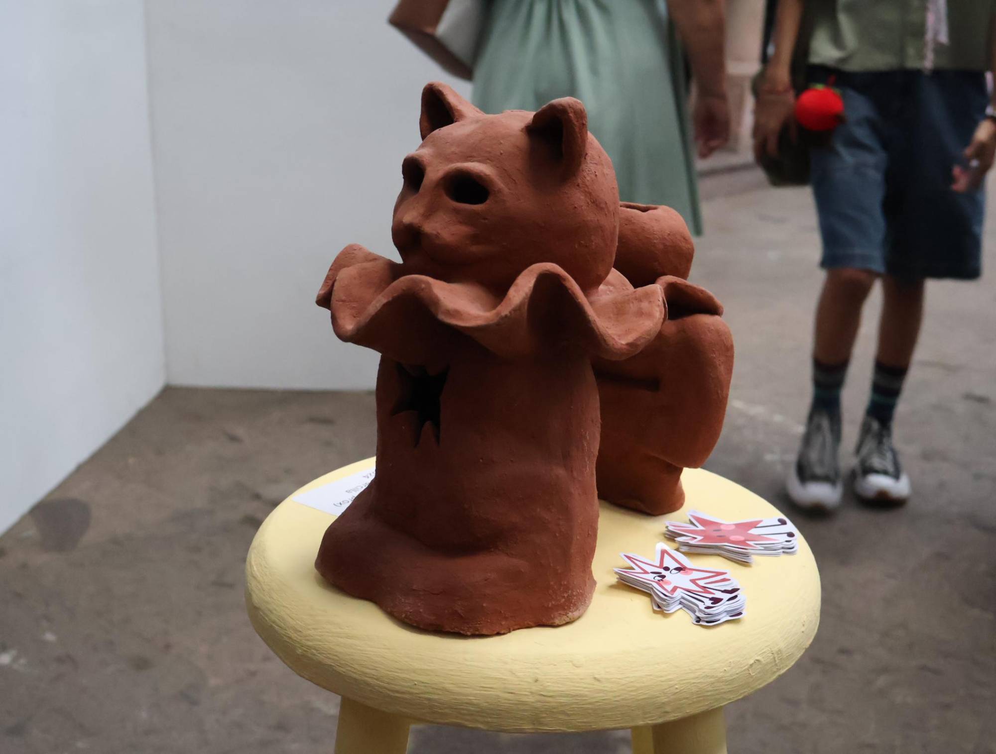 $!La muestra incluye también escultura.