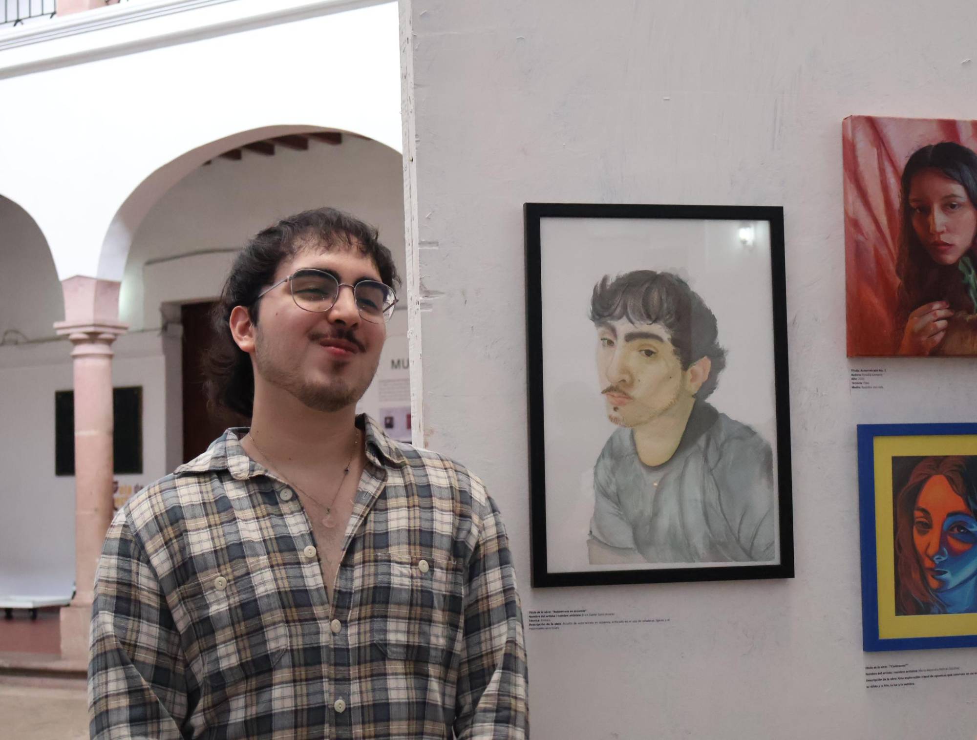 $!Artistas participaron con autorretratos.