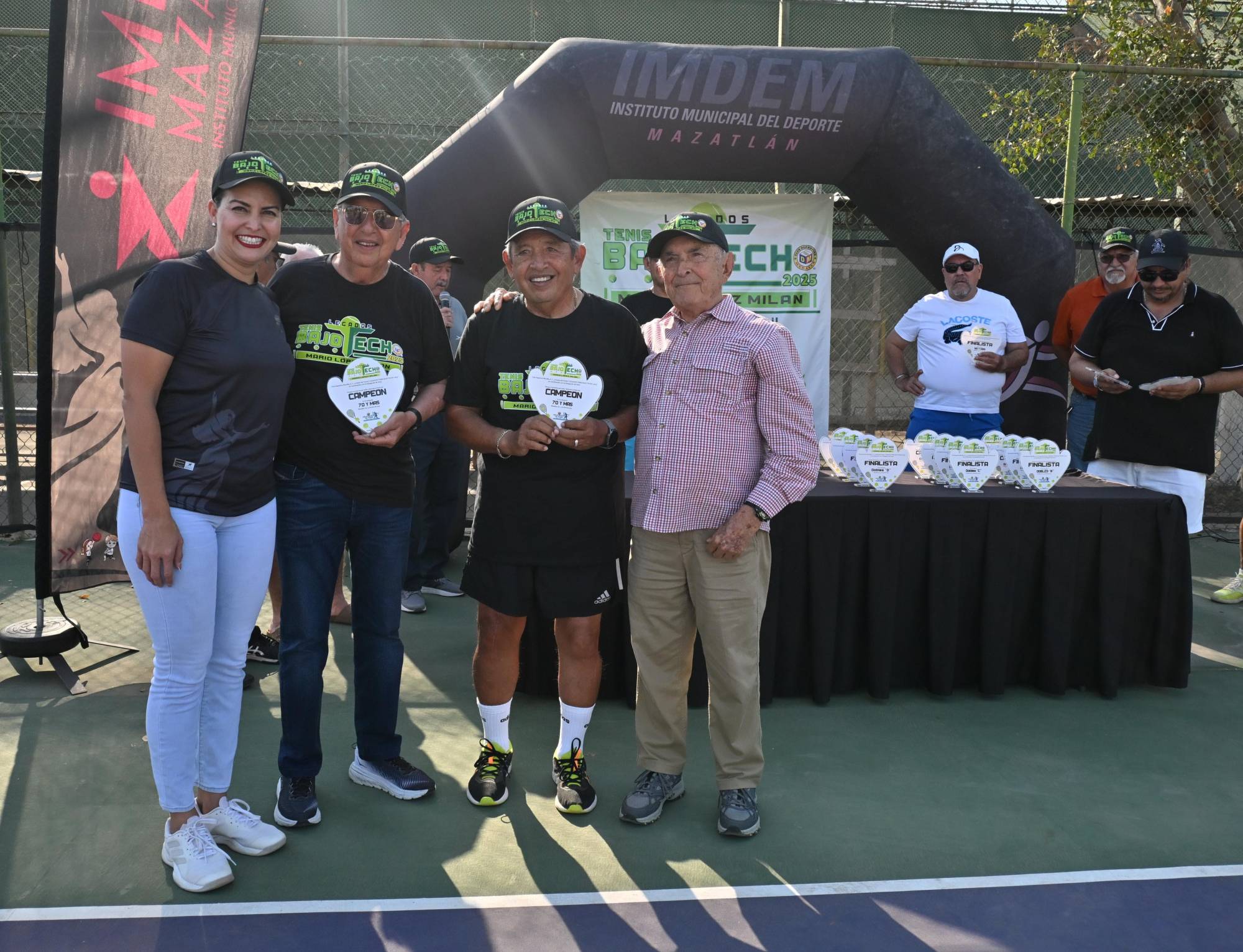 $!Culmina en el Muralla el Torneo de Tenis Bajo Techo