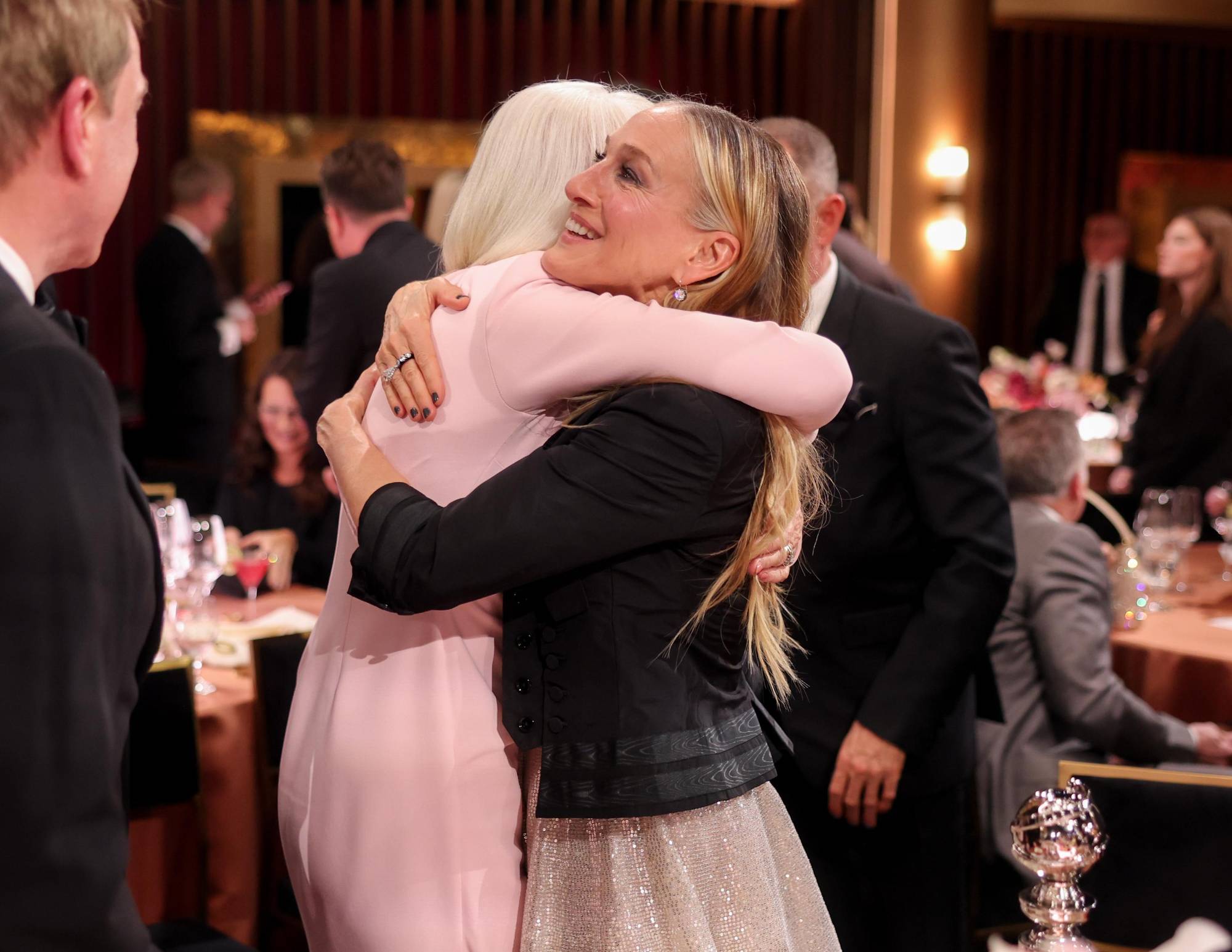 $!Las actrices durante el evento.