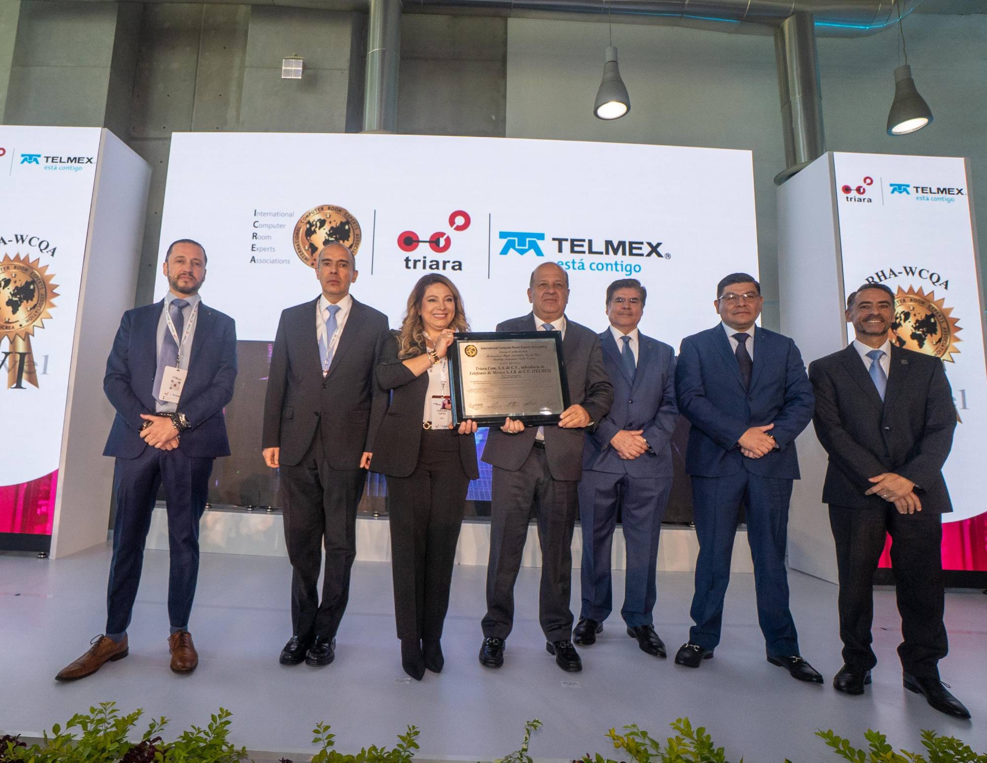 $!Recibe Triara, de Telmex, certificación ICREA Nivel VI