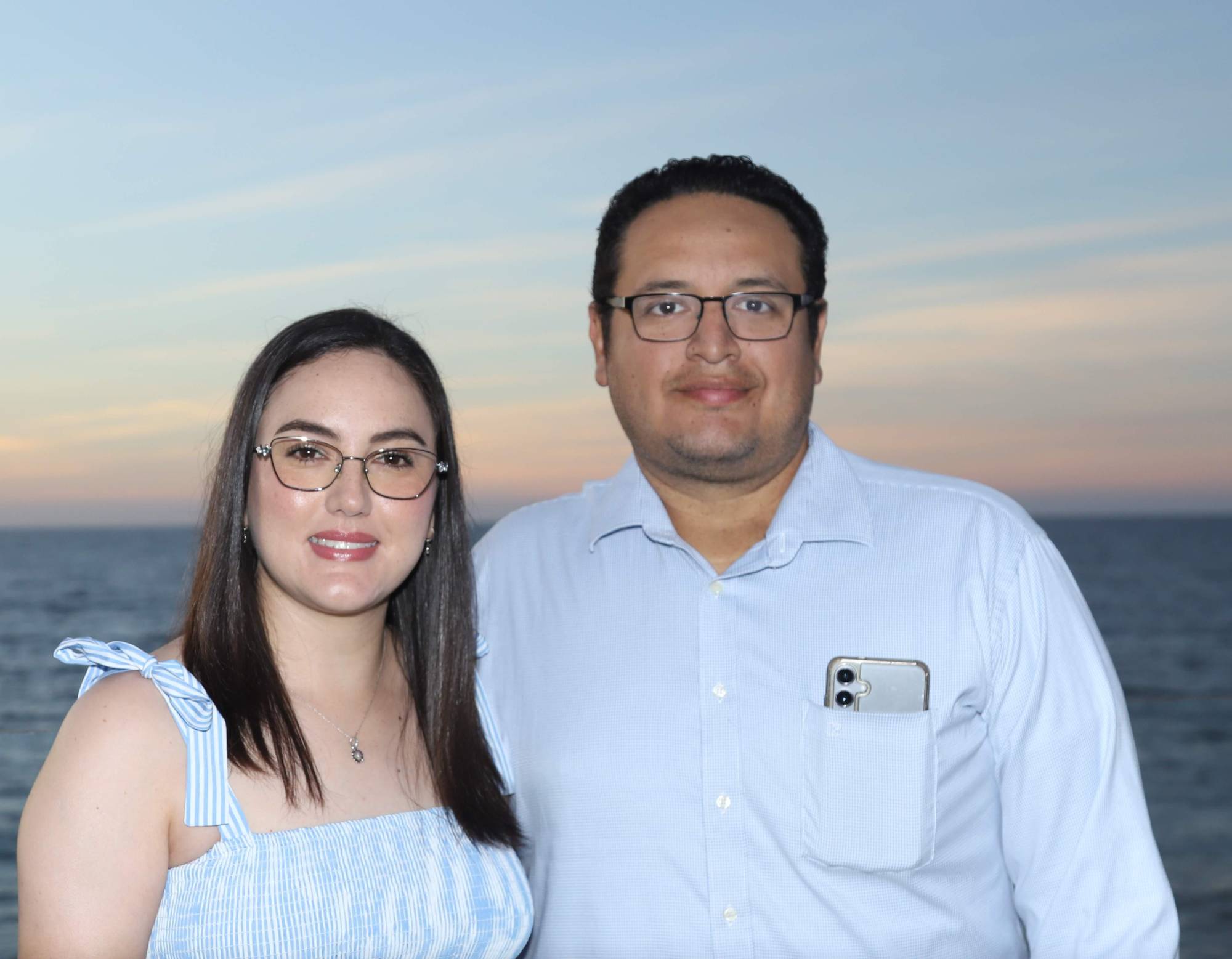 $!Kathya González y Francisco Briceño.