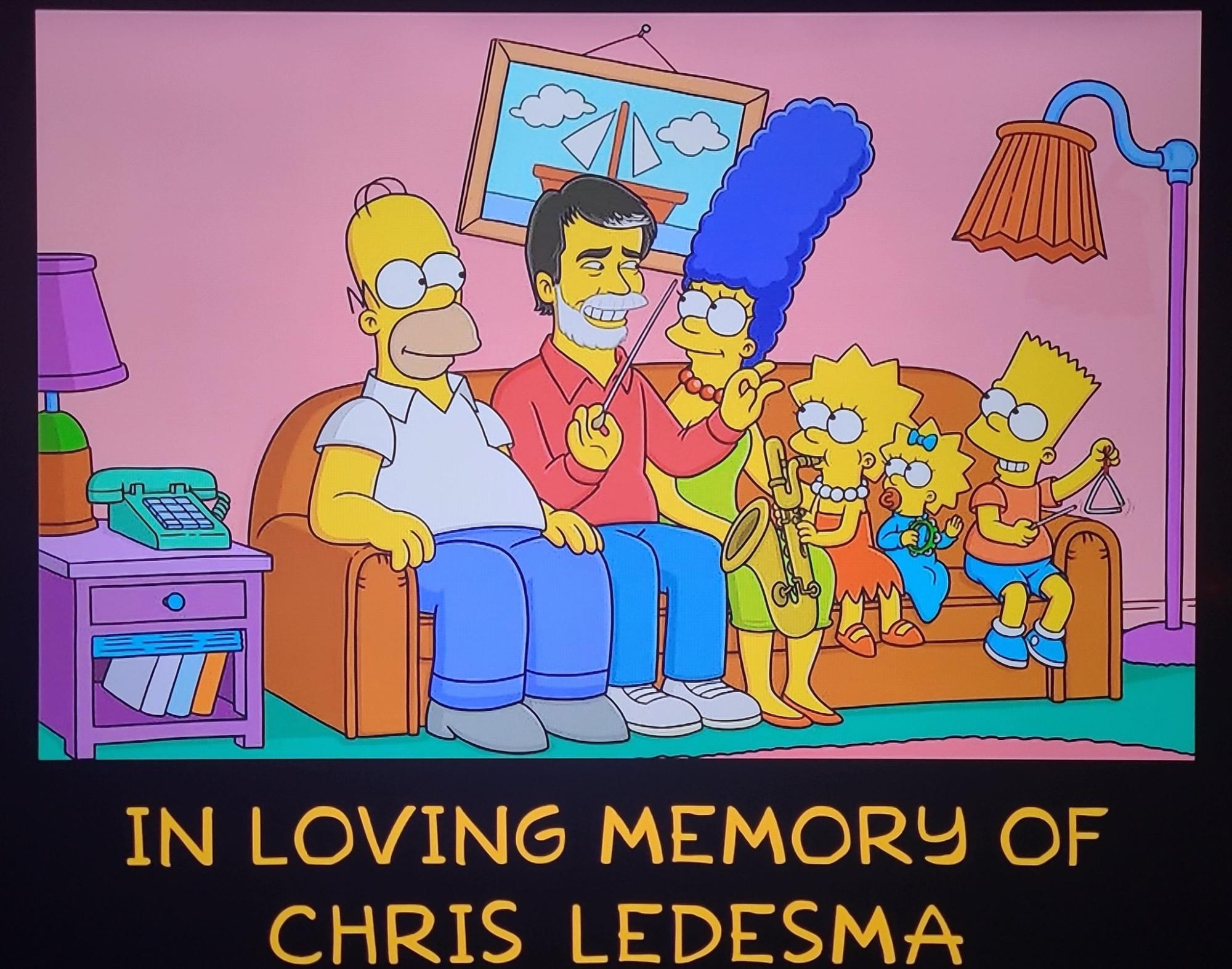 $!Muere Chris Ledesma, el compositor musical de ‘Los Simpson’ durante 33 años