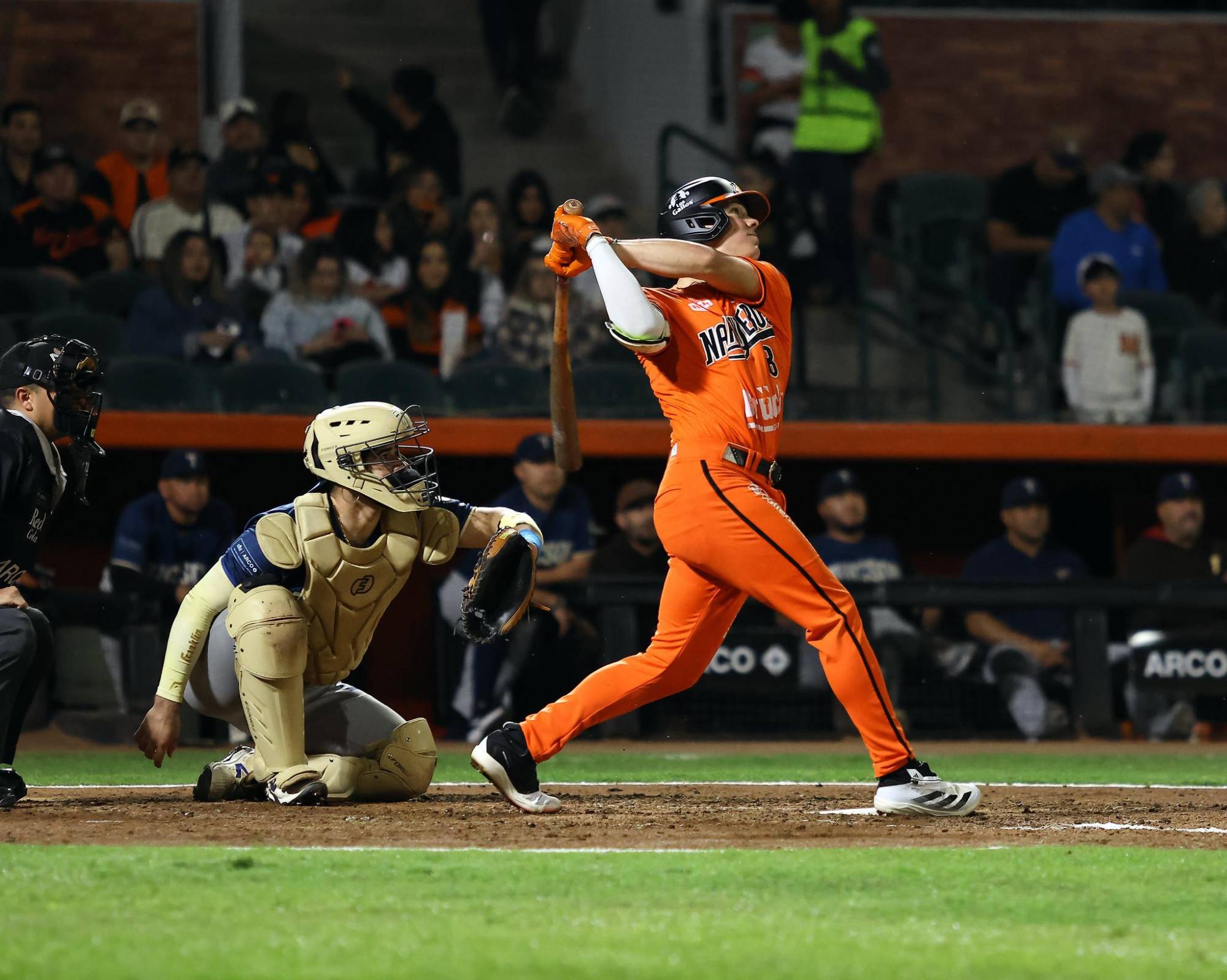 $!Naranjeros caen 4-3 ante Tucson y cierran primera vuelta en cuarto lugar