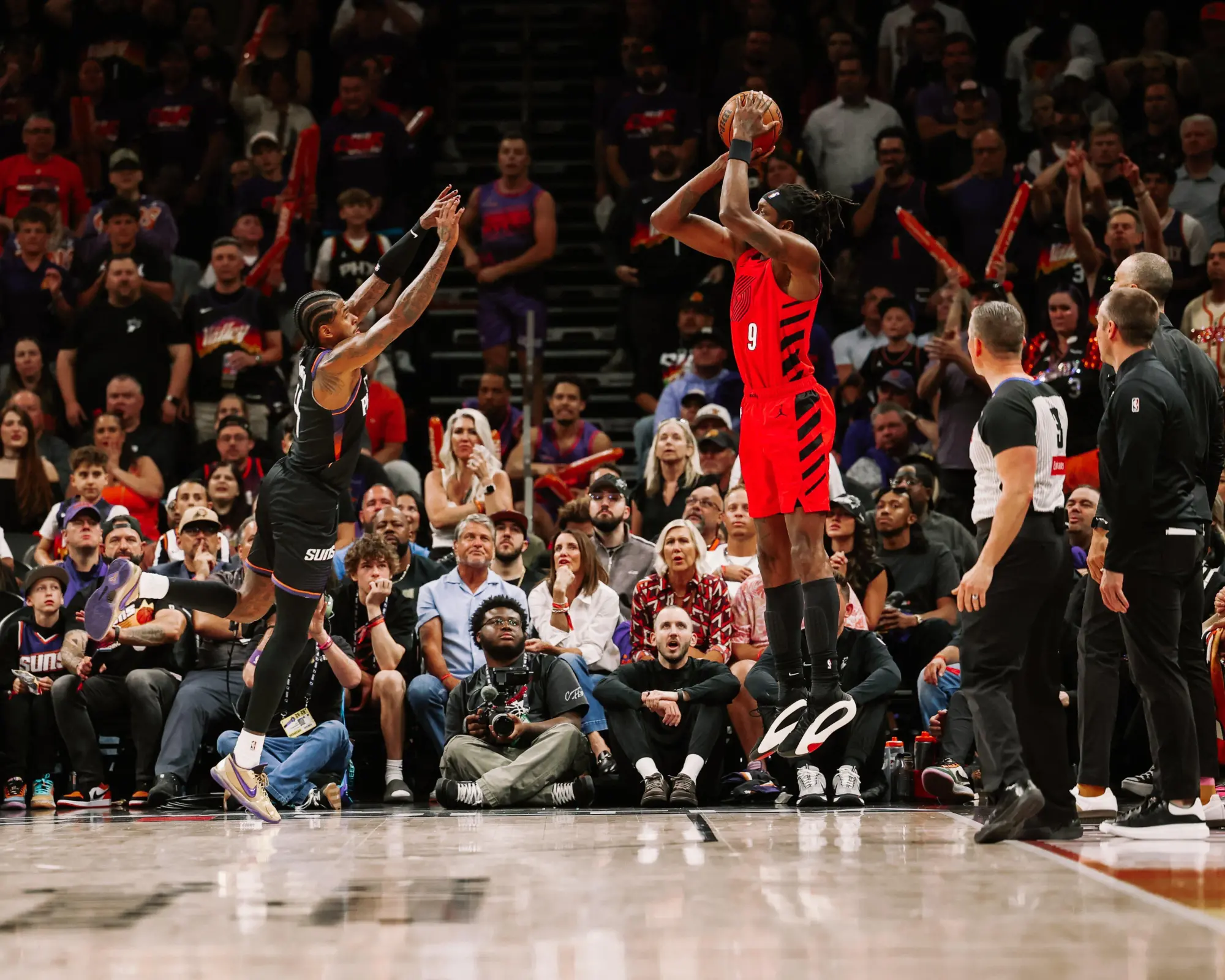 $!Con enceste dramático de Deni Avdija, Blazers vence a Suns y clasifica a los playoffs del Oeste