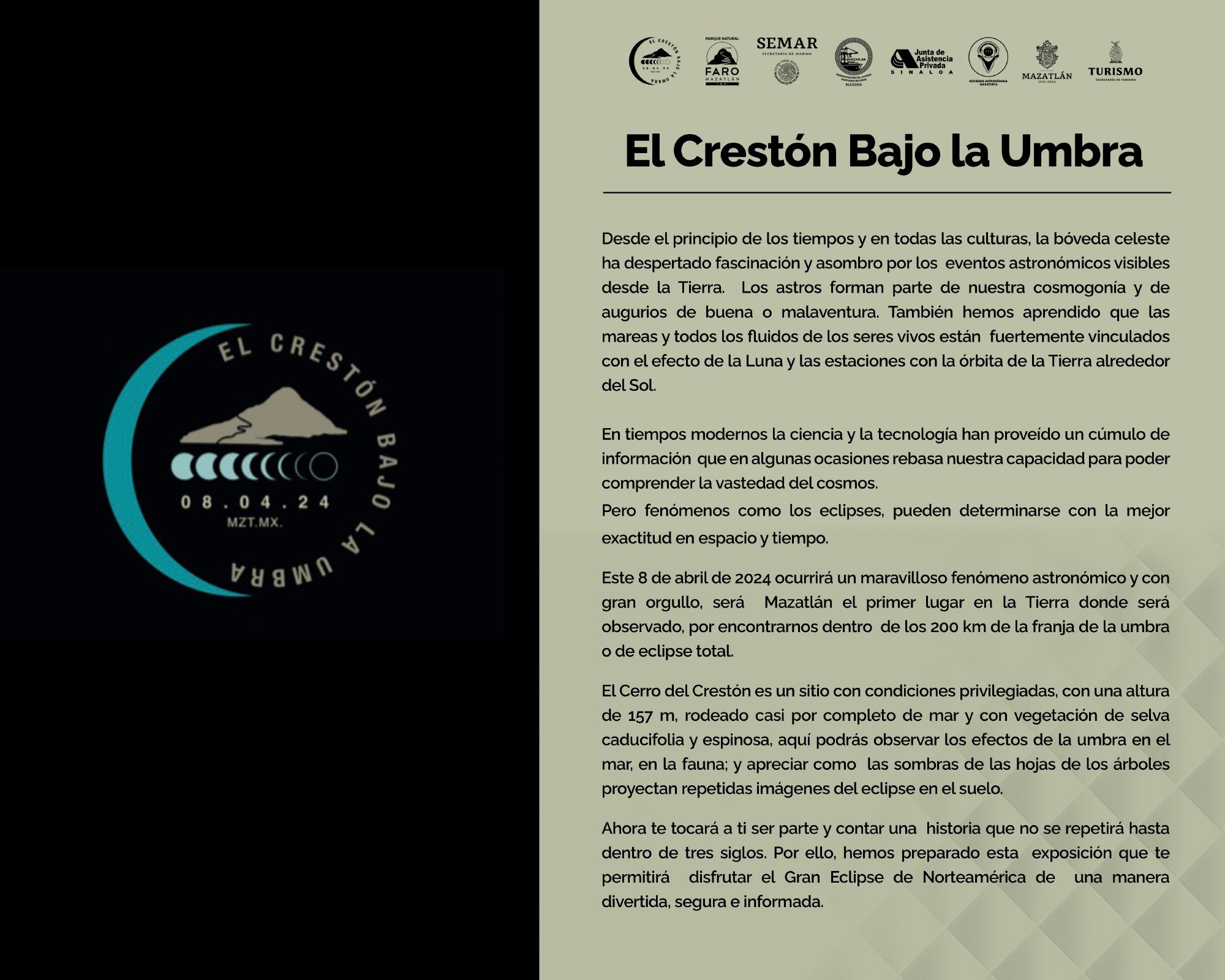 $!Inauguran exposición ‘El Crestón bajo la umbra’ en galería al aire libre del Faro Mazatlán