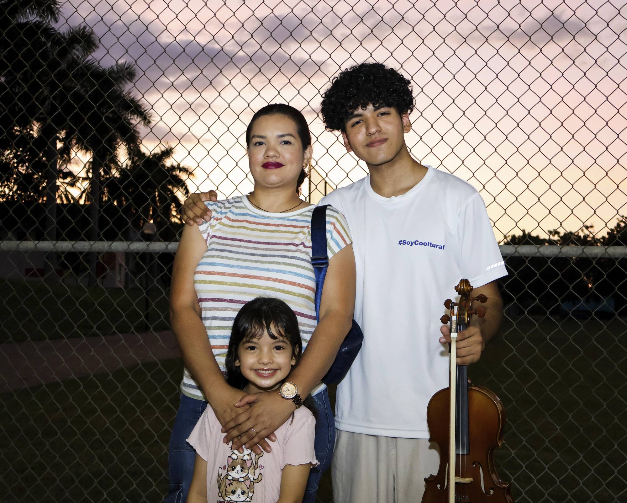 $!Daniela Sarabia, Rafael Ericon y Dabibya Sarabia.