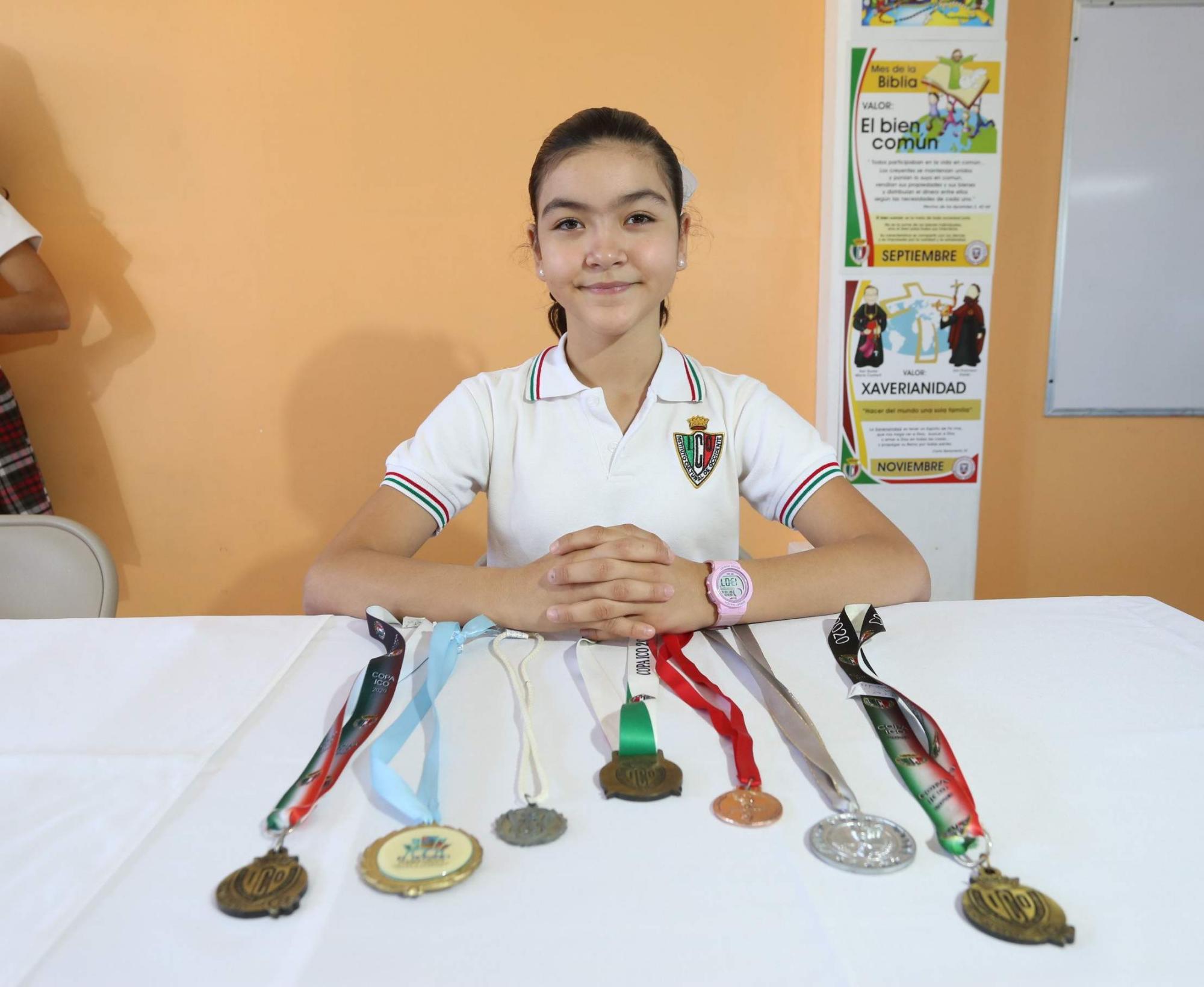 $!Luciana Lizárraga López se inspiró en su hermana y empezó a practicar esta disciplina que le apasiona.