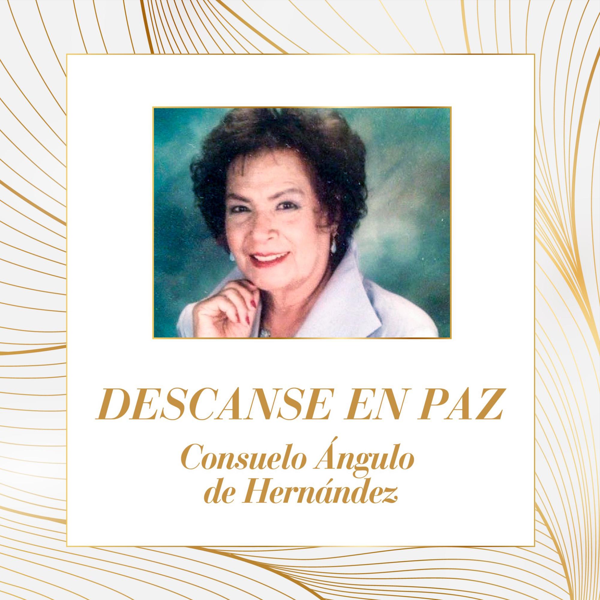 $!Consuelo Angulo de Hernández.