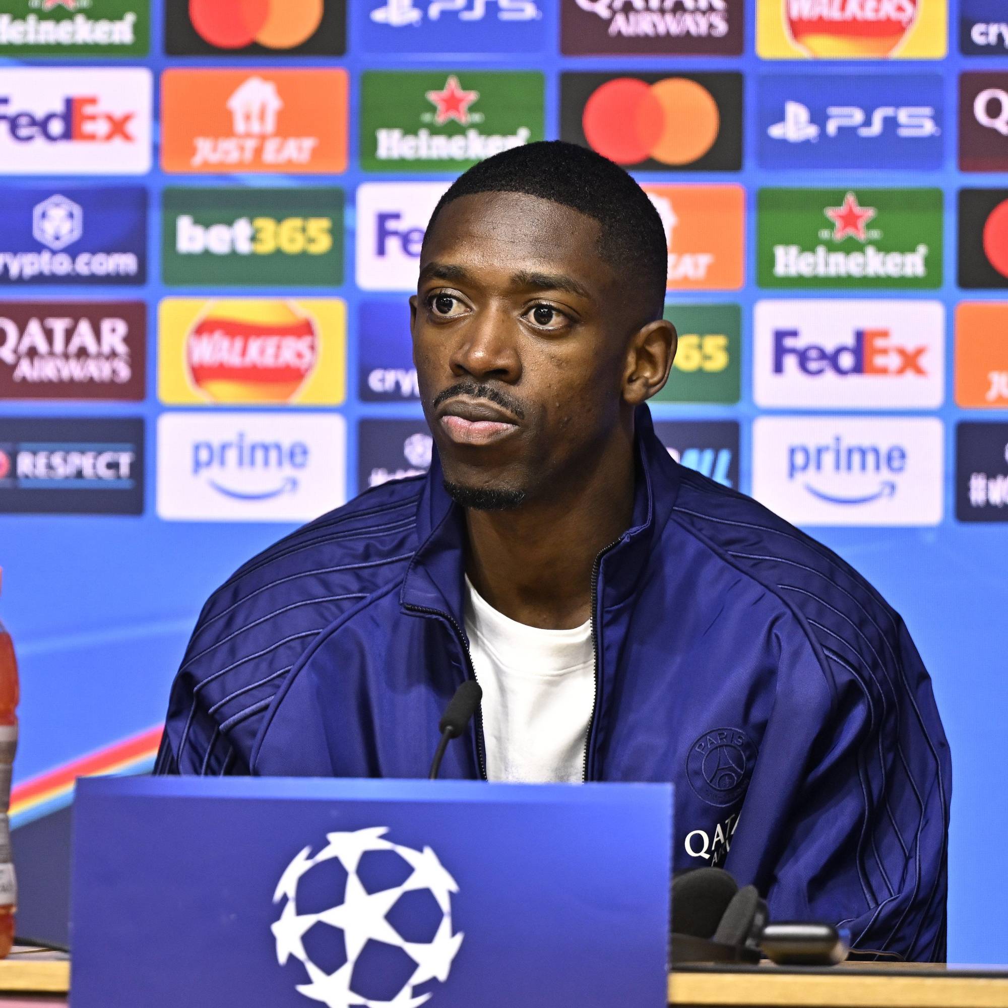 $!Dembélé en duda para la vuelta contra Arsenal tras lesión en Champions