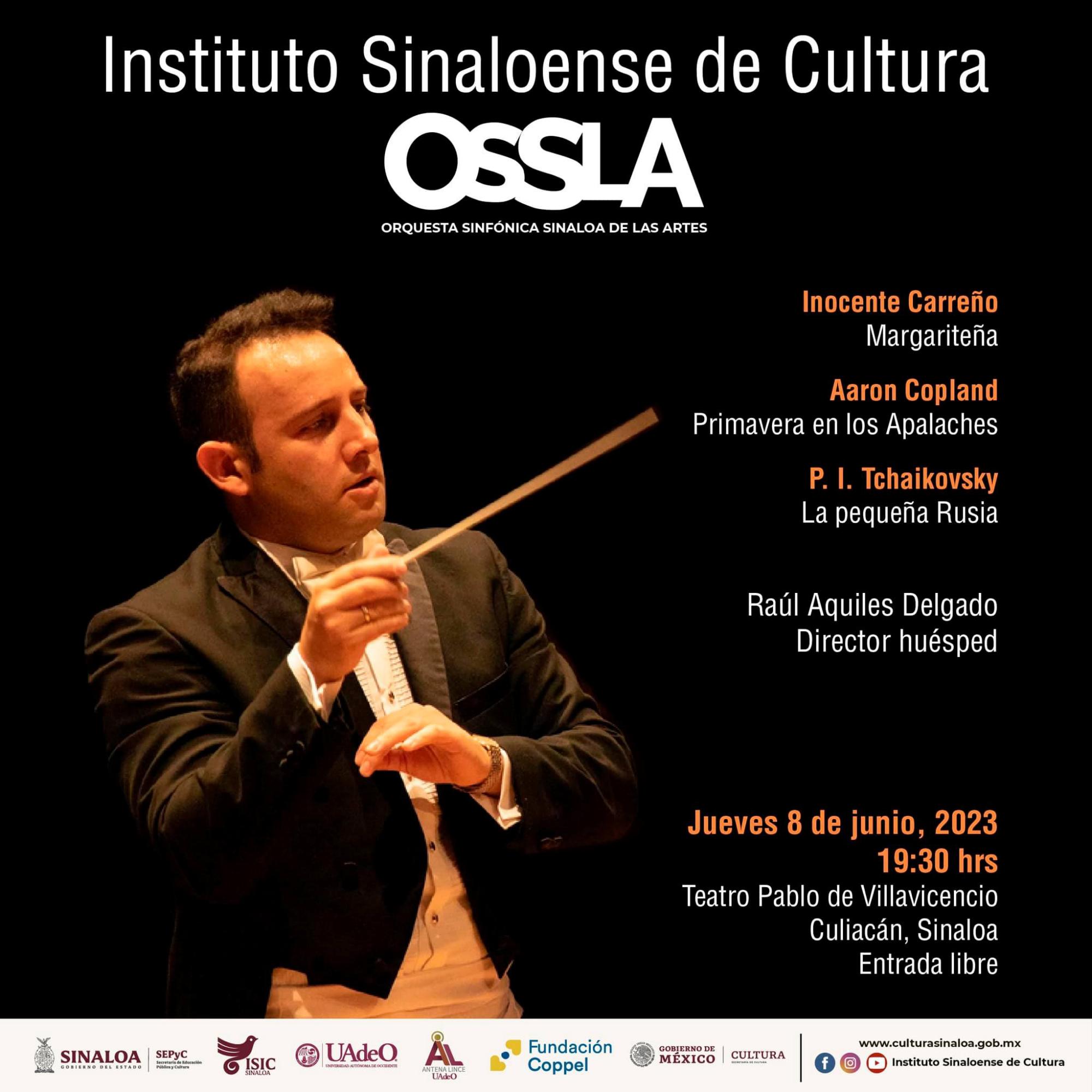 $!Dirigirá Raúl Aquiles la OSSLA en su concierto del jueves 8