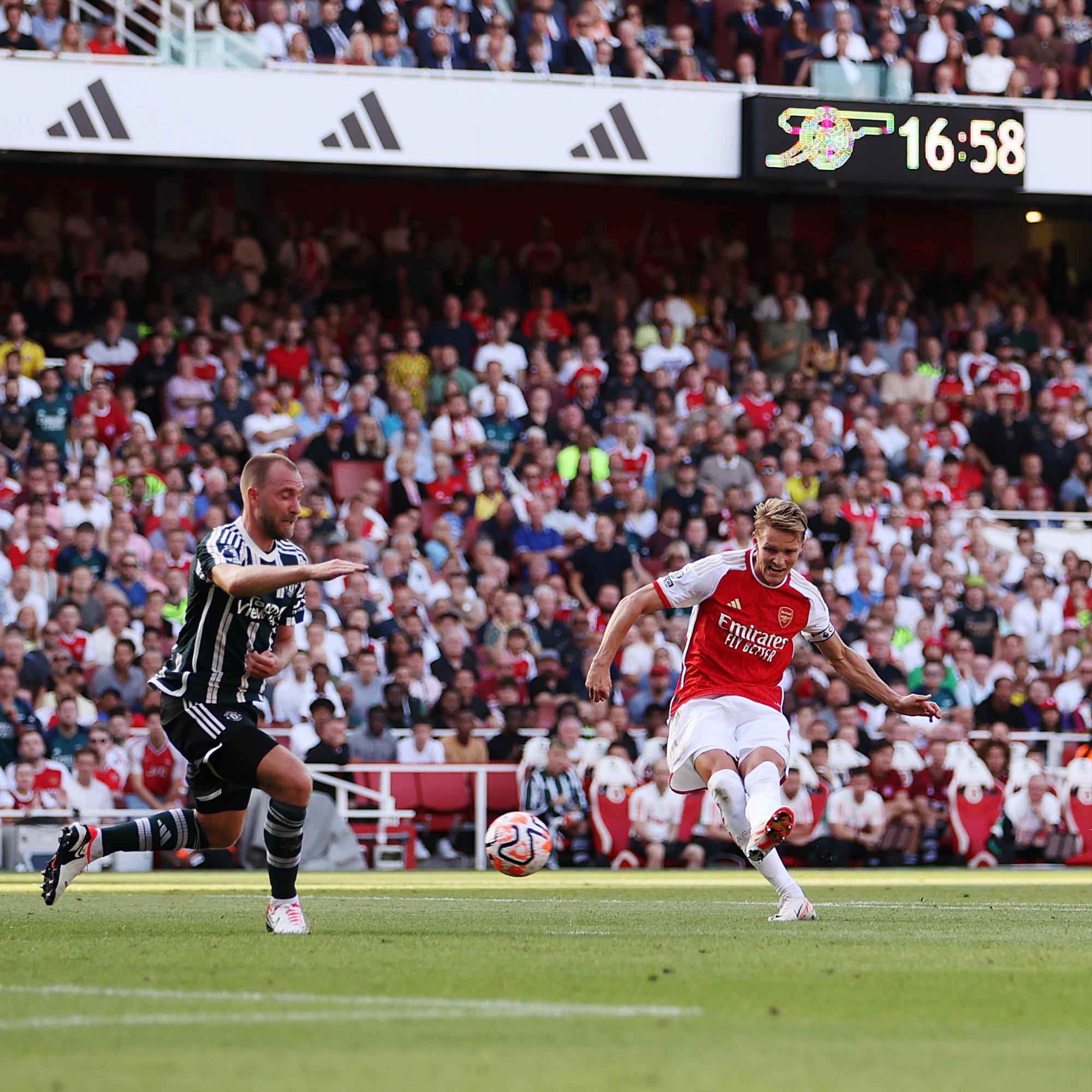 $!Rice impulsa remontada del Arsenal ante Manchester United