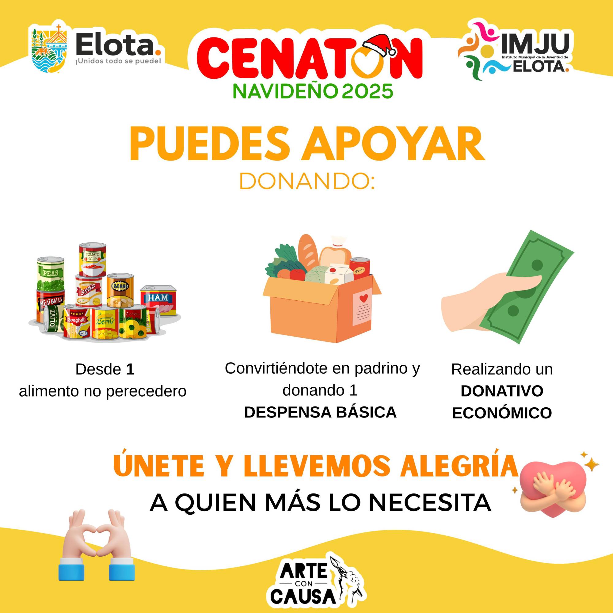 $!Elota arranca el Cenatón Navideño 2025 para apoyar a familias vulnerables