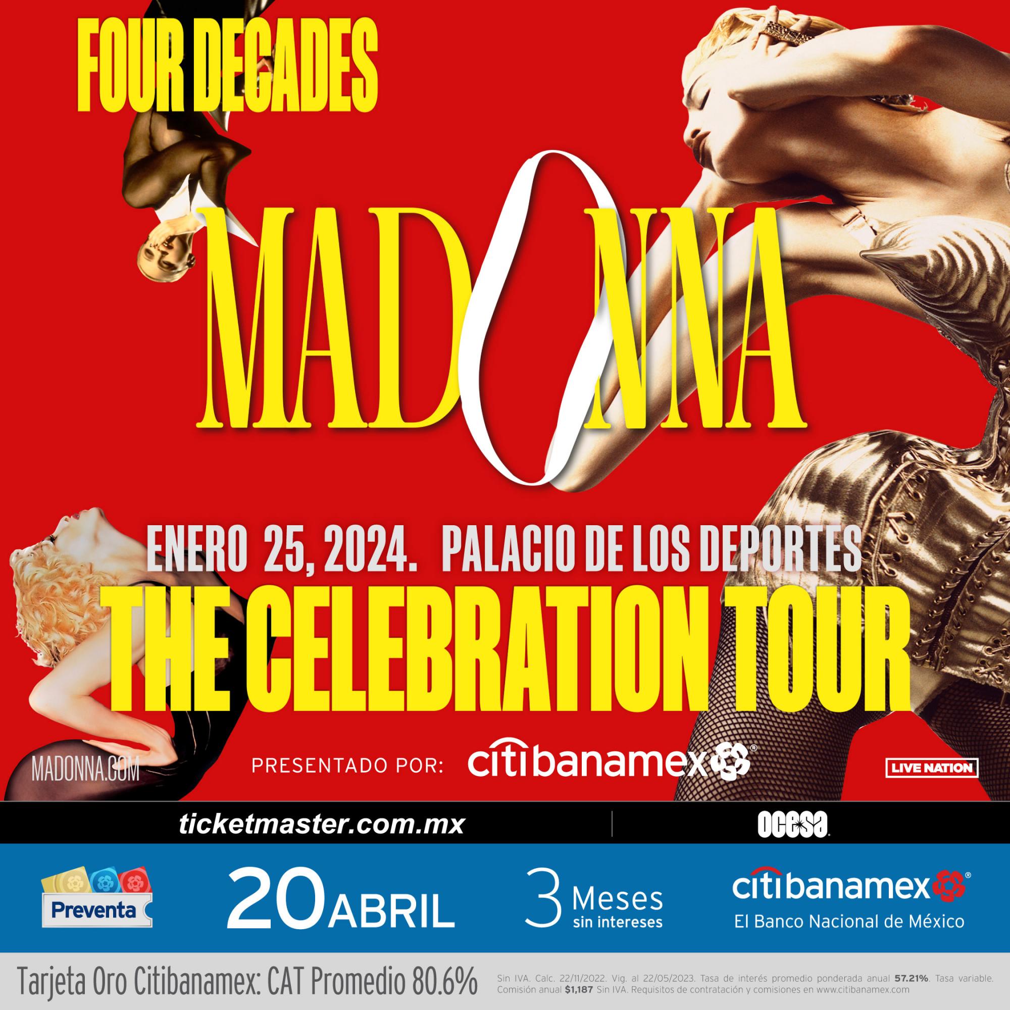 $!Anuncia Madonna concierto en la Ciudad de México